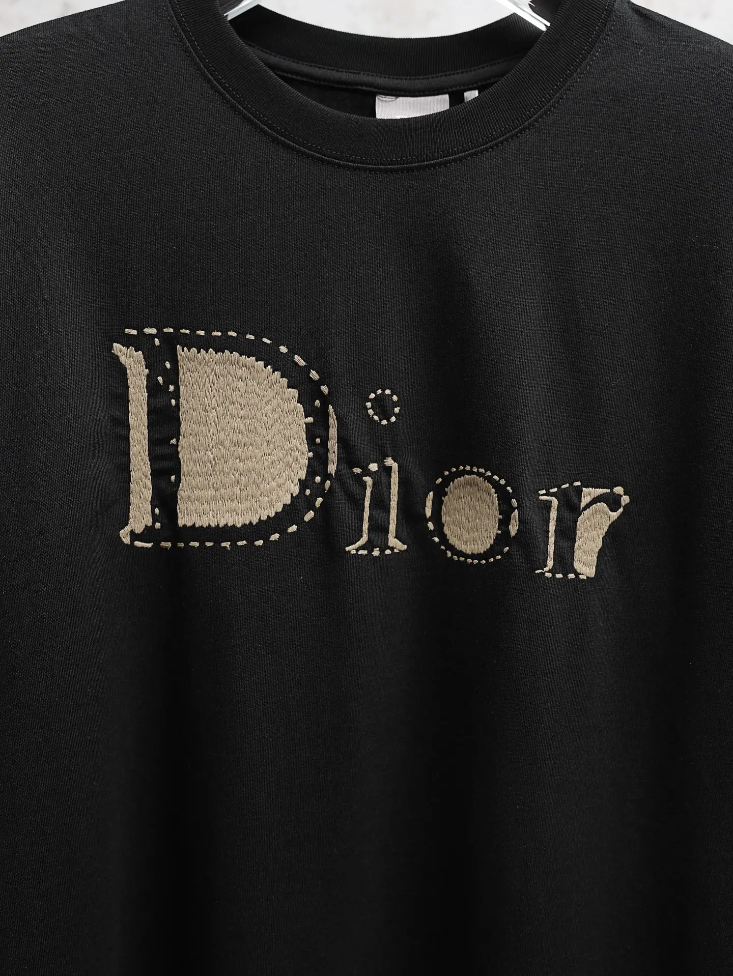 Embroidered Logo Cotton Jersey T-Shirt D16520645 — view 3