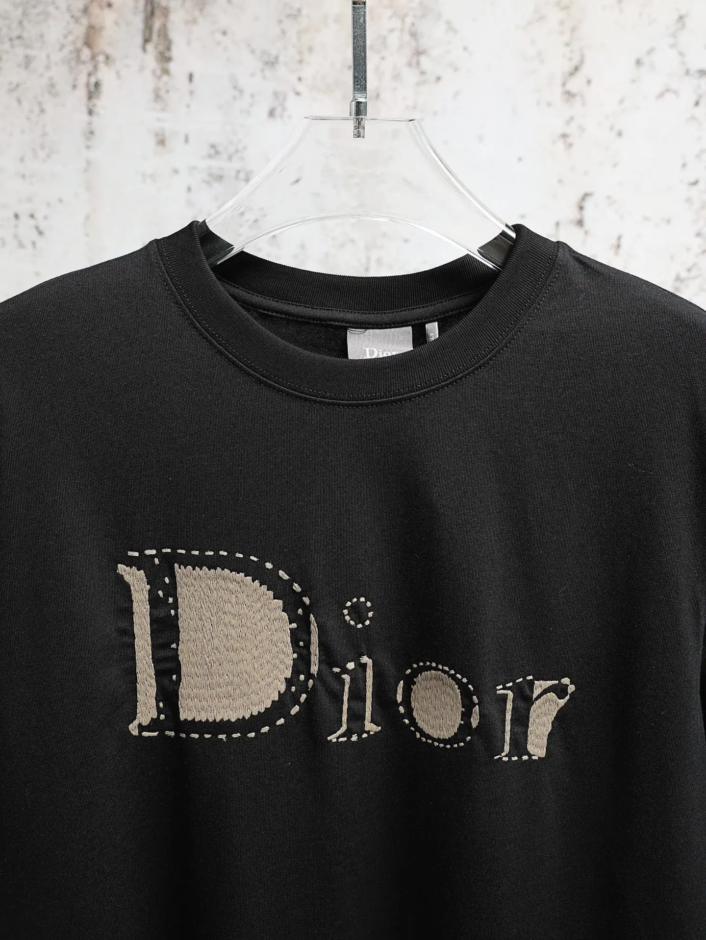 Embroidered Logo Cotton Jersey T-Shirt D16520645 — view 4