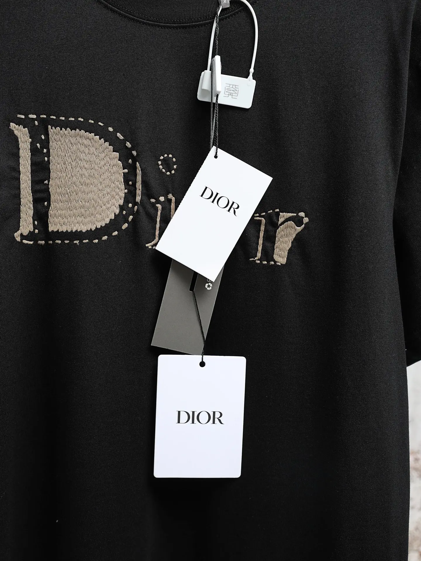 Embroidered Logo Cotton Jersey T-Shirt D16520645 — view 5