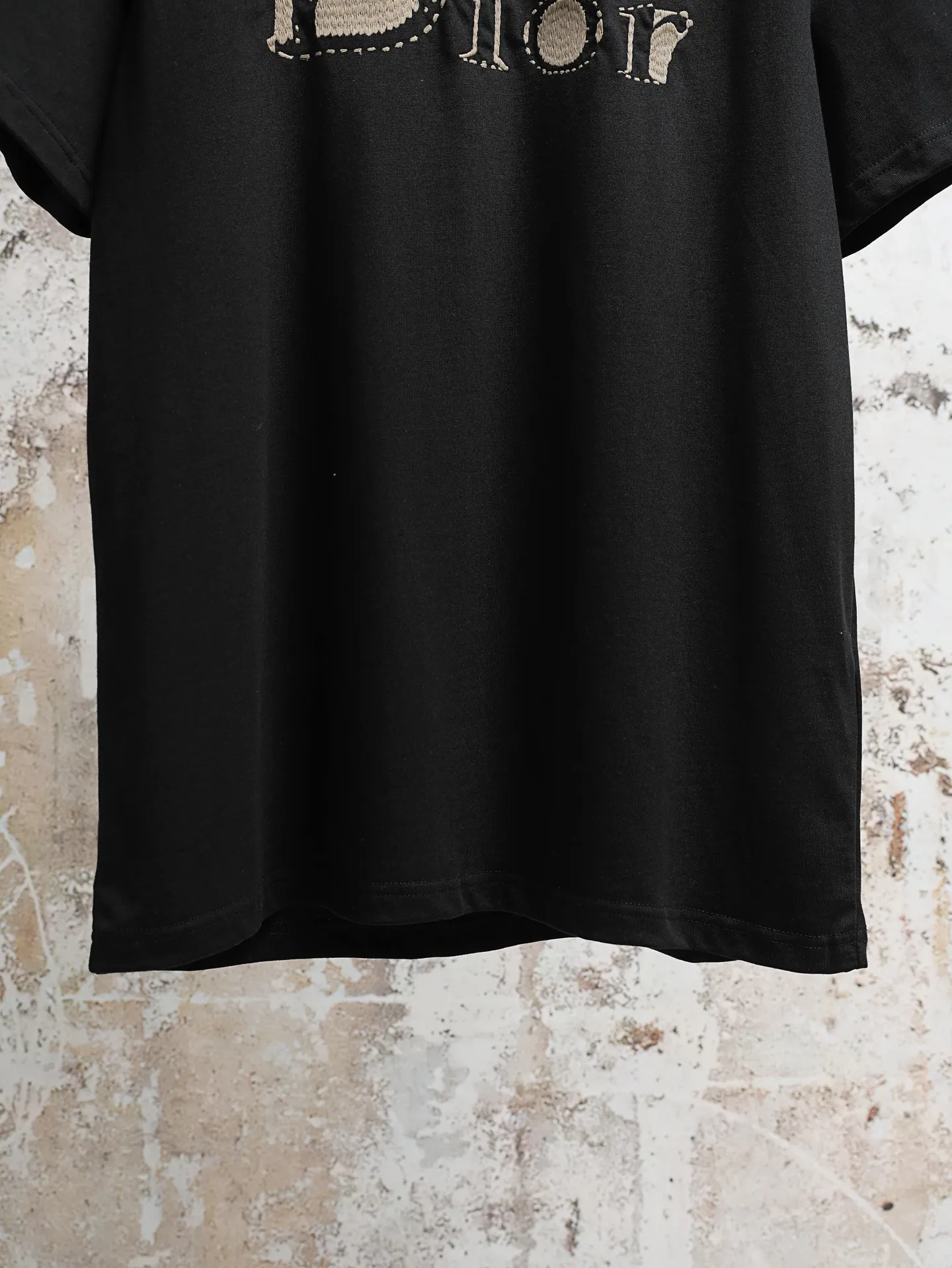 Embroidered Logo Cotton Jersey T-Shirt D16520645 — view 7