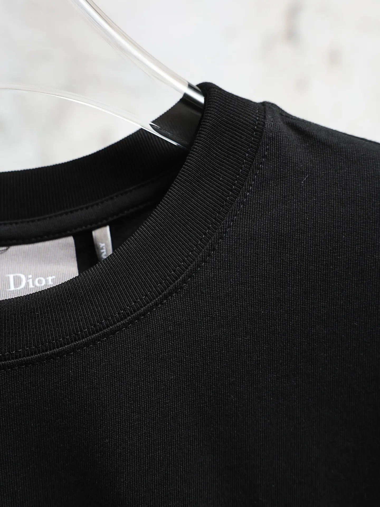 Embroidered Logo Cotton Jersey T-Shirt D16520645 — view 8