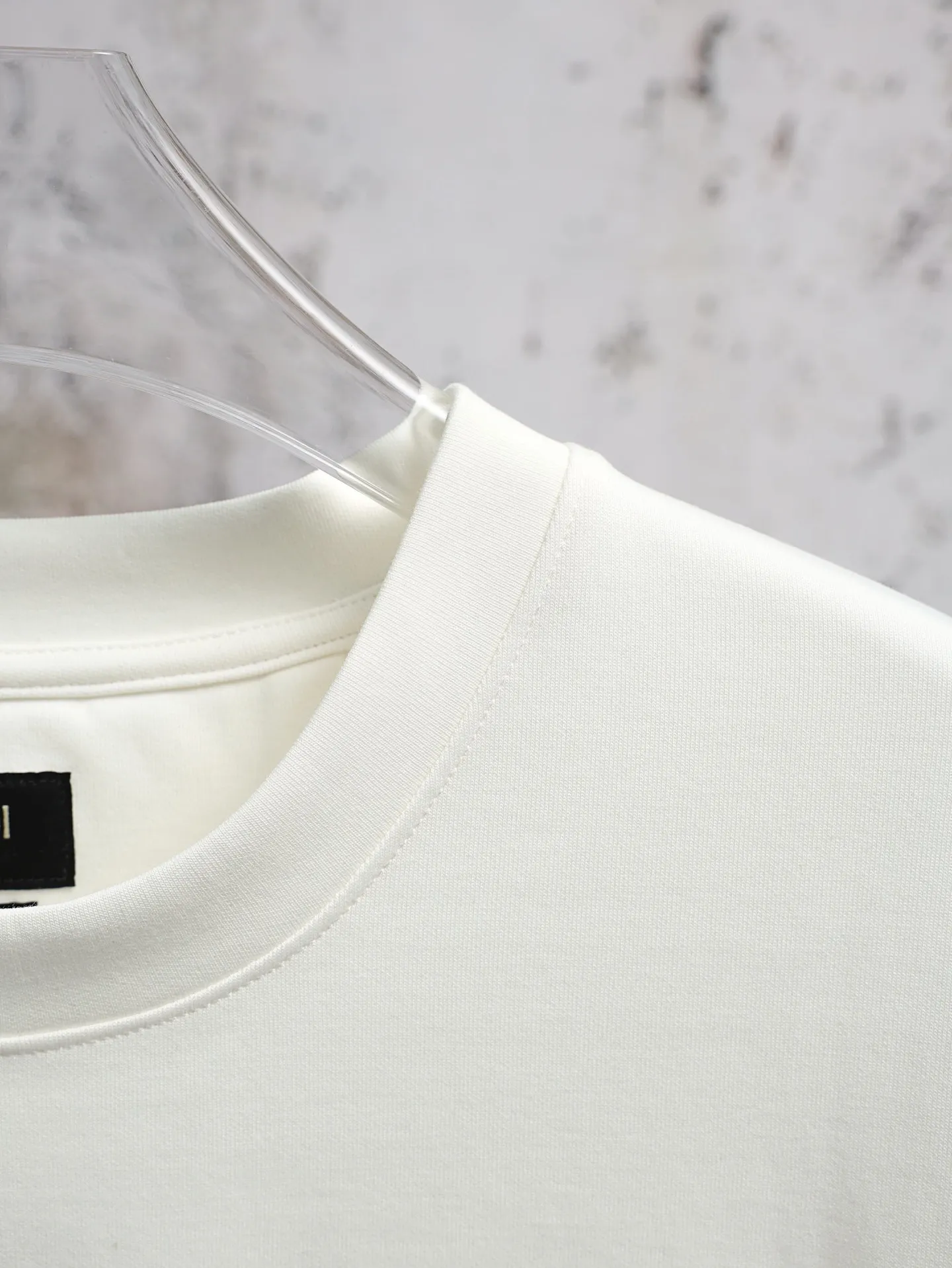 Drawstring Pocket Cotton-Jersey T-Shirt D17520633 — view 7