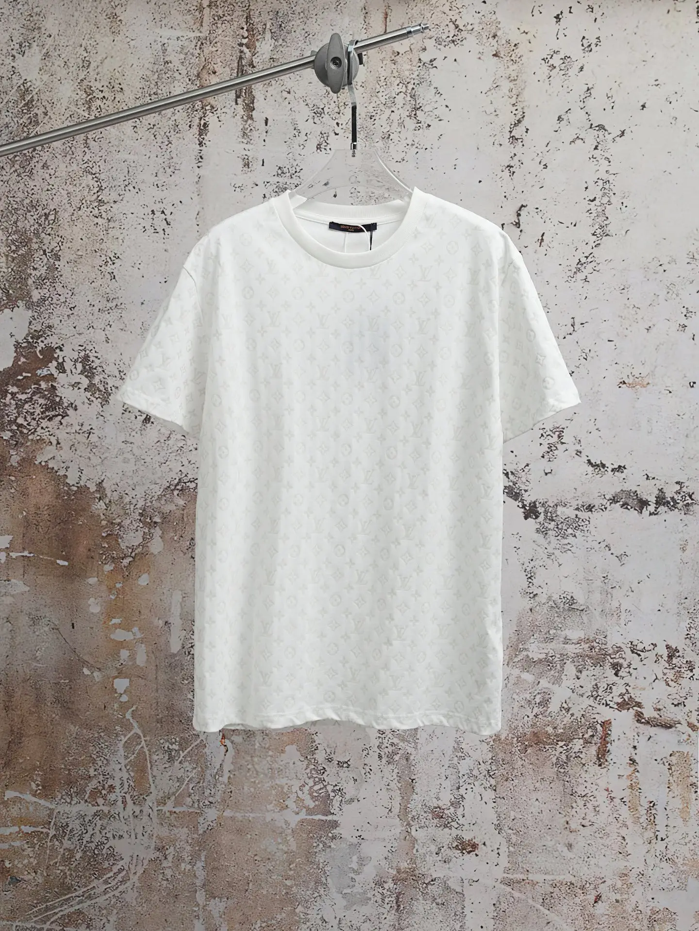 Monogram Phosphorescent Print Cotton T-Shirt D18020608