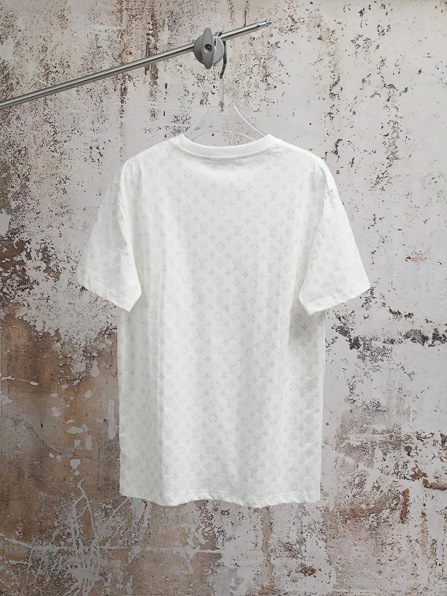 Monogram Phosphorescent Print Cotton T-Shirt D18020608 — view 2