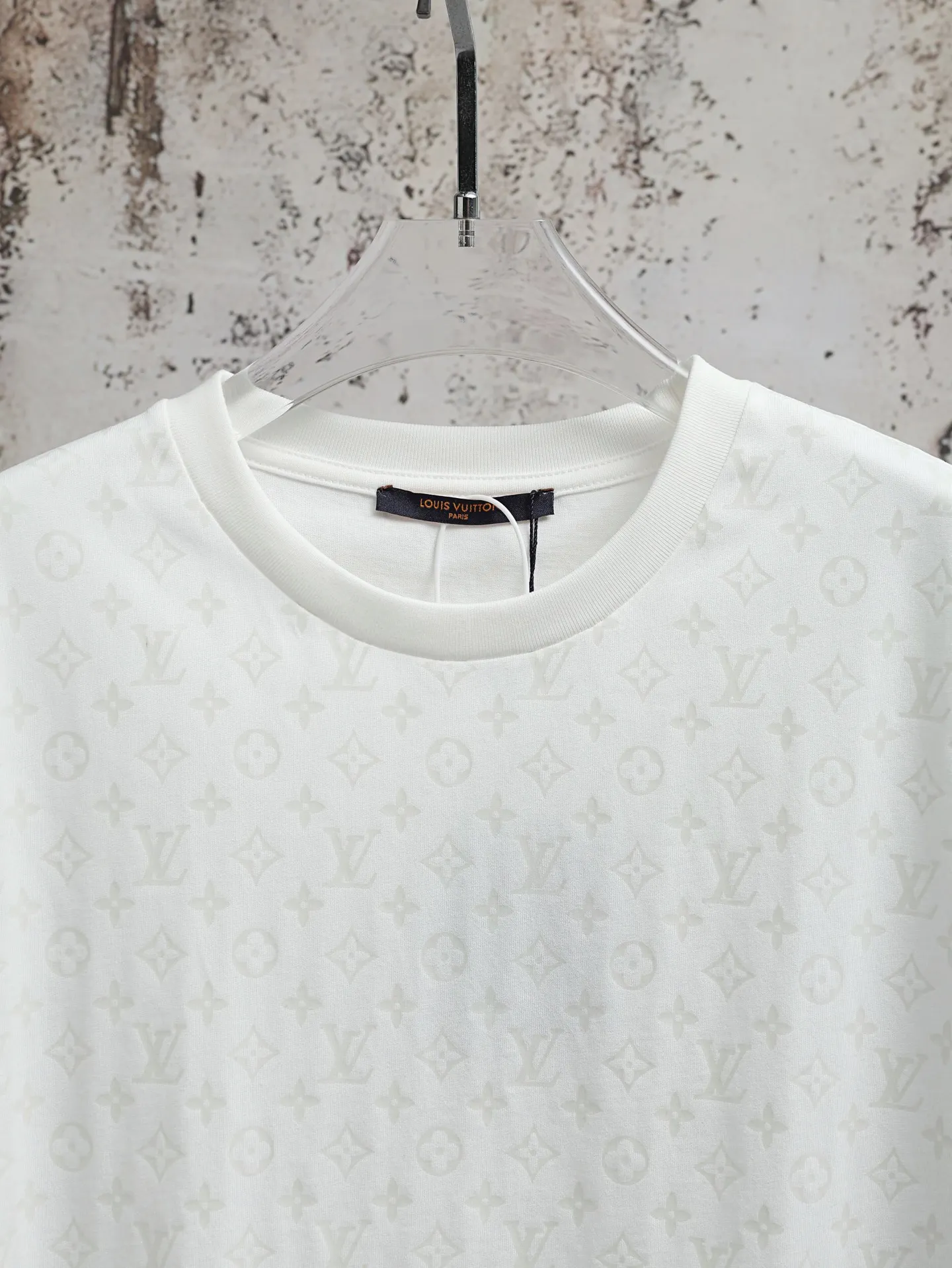 Monogram Phosphorescent Print Cotton T-Shirt D18020608 — view 3