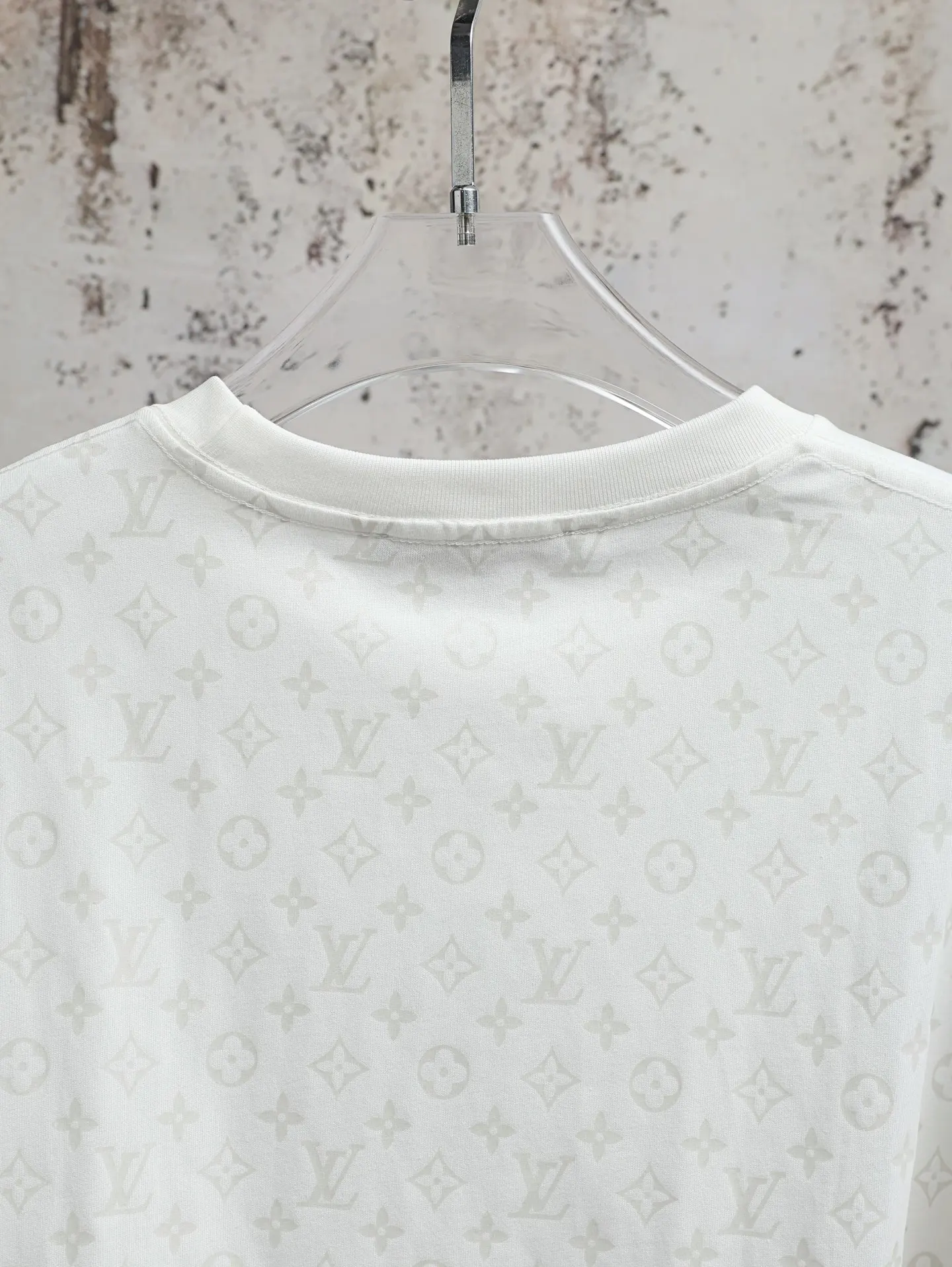 Monogram Phosphorescent Print Cotton T-Shirt D18020608 — view 5
