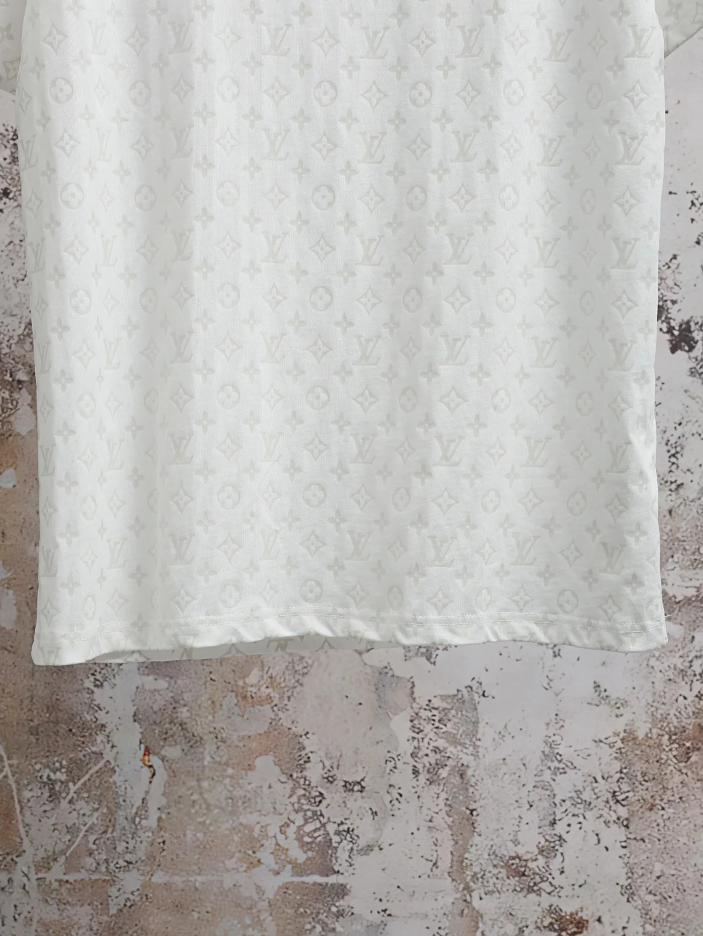 Monogram Phosphorescent Print Cotton T-Shirt D18020608 — view 6