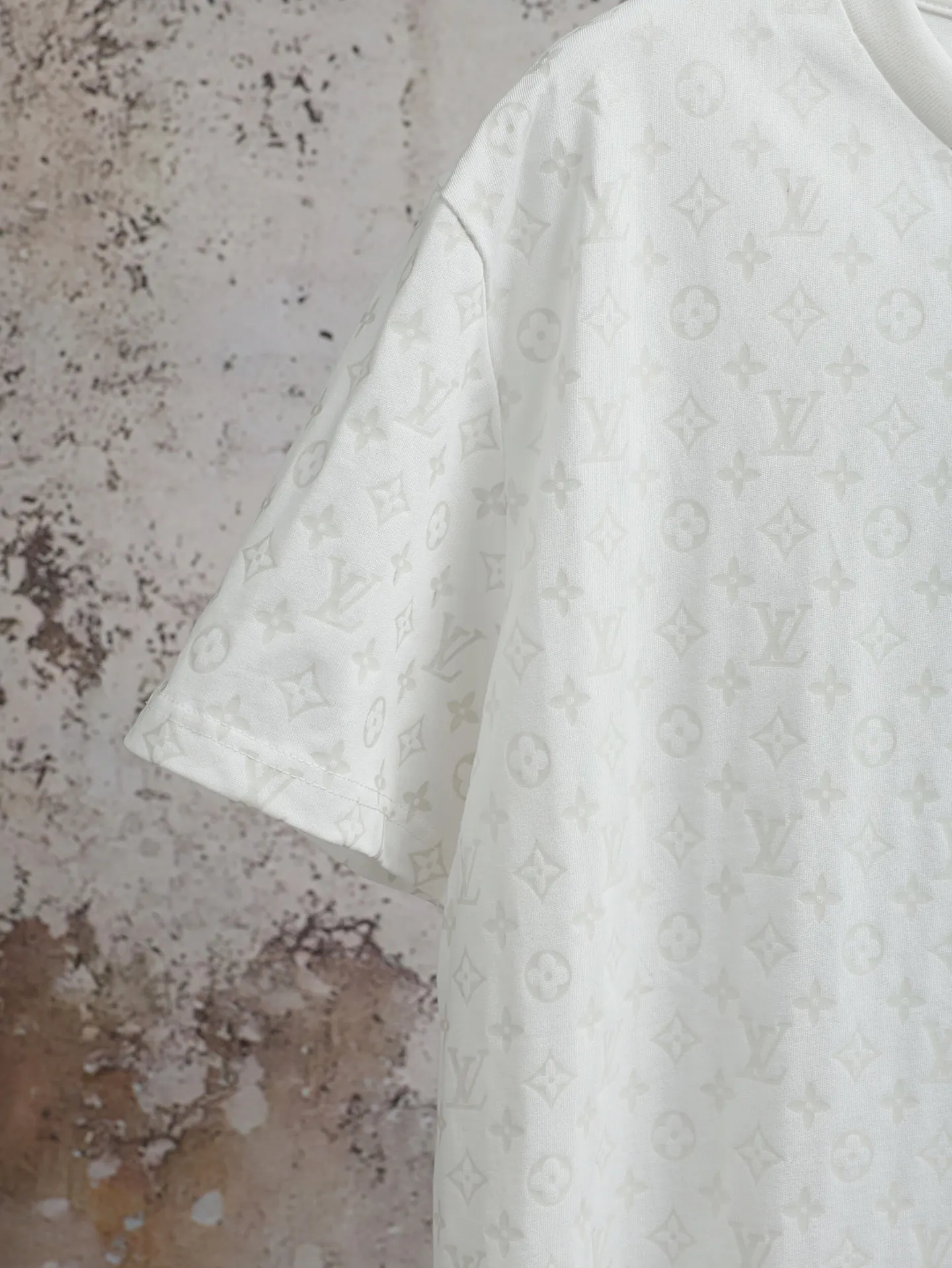 Monogram Phosphorescent Print Cotton T-Shirt D18020608 — view 7