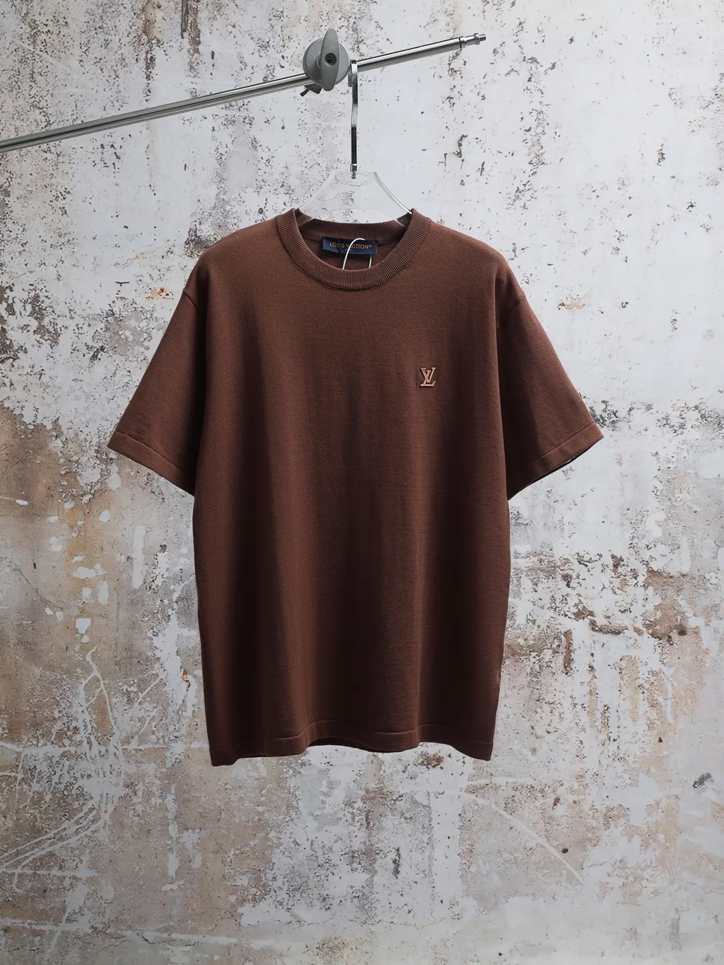 Logo-Embroidered Cotton Knit T-Shirt D19020638