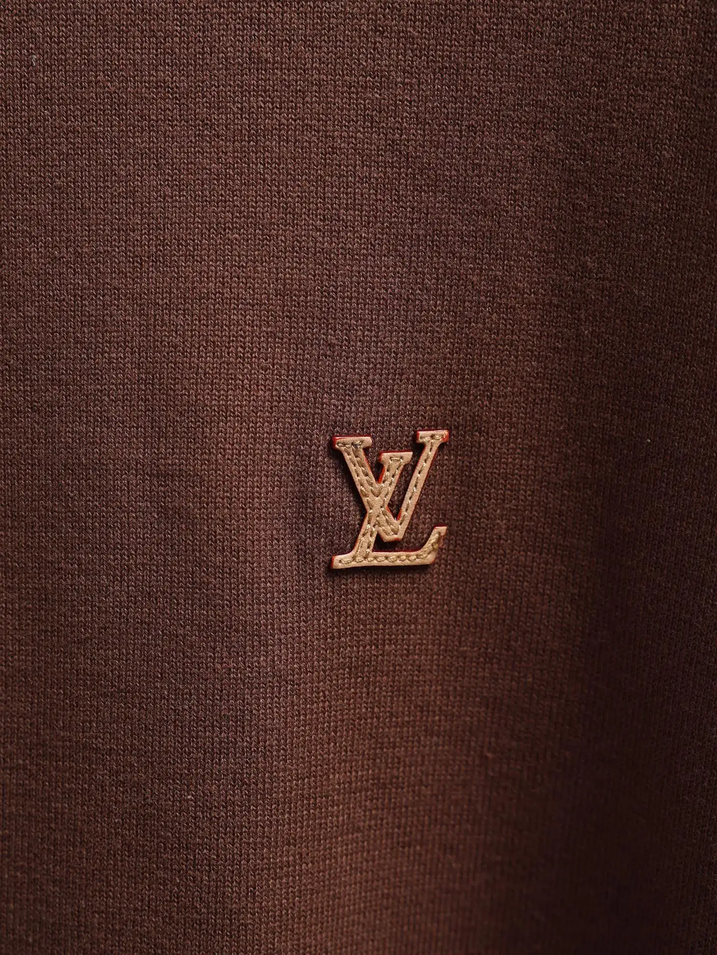 Logo-Embroidered Cotton Knit T-Shirt D19020638 — view 3