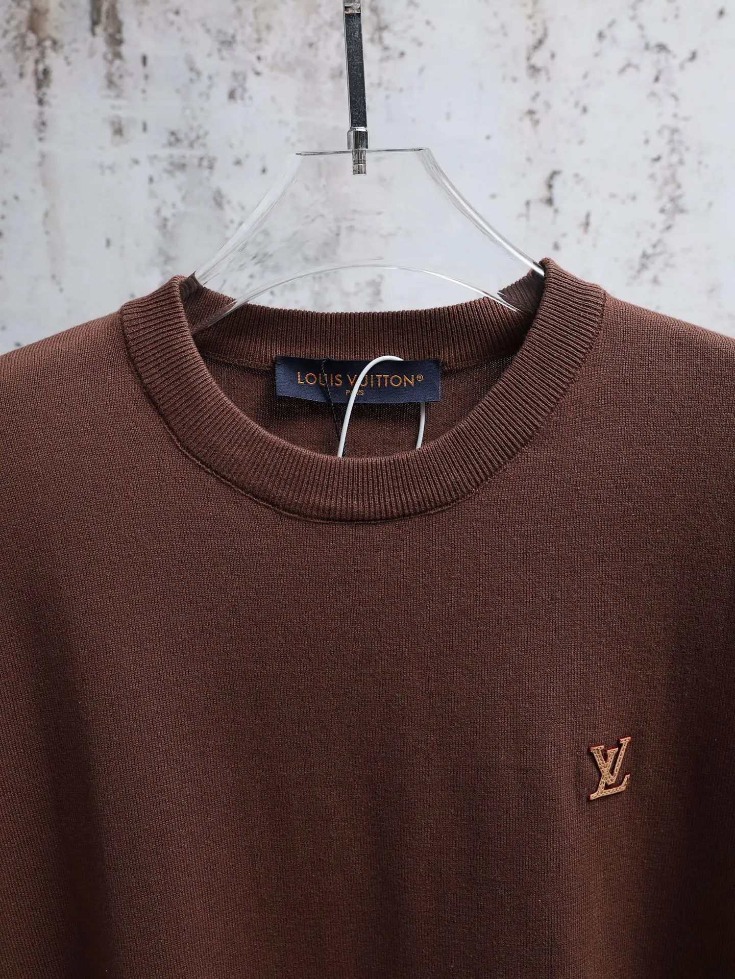 Logo-Embroidered Cotton Knit T-Shirt D19020638 — view 5
