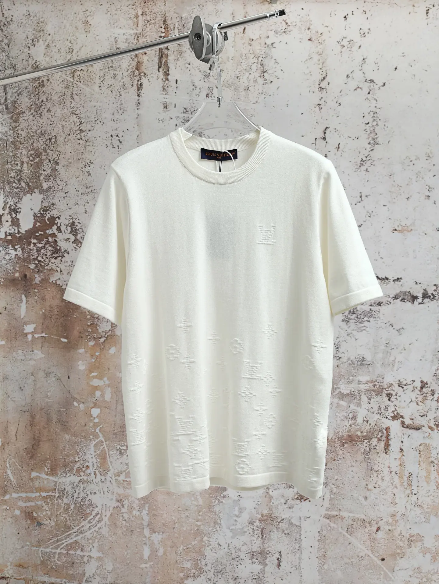 Monogram Gradient Jacquard Cotton T-Shirt D20020593