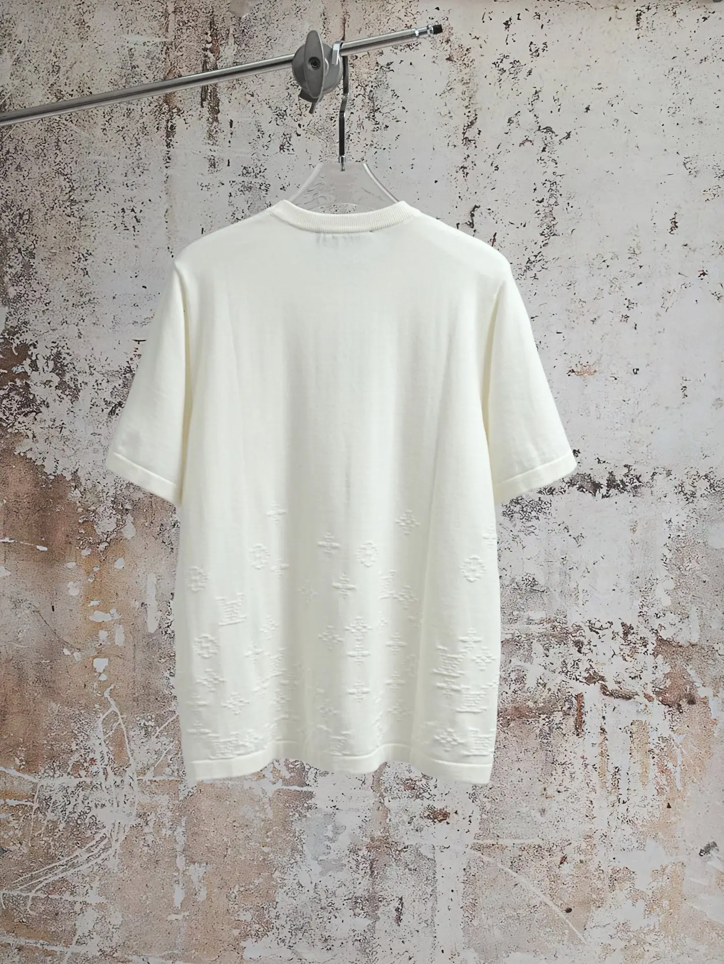 Monogram Gradient Jacquard Cotton T-Shirt D20020593 — view 2
