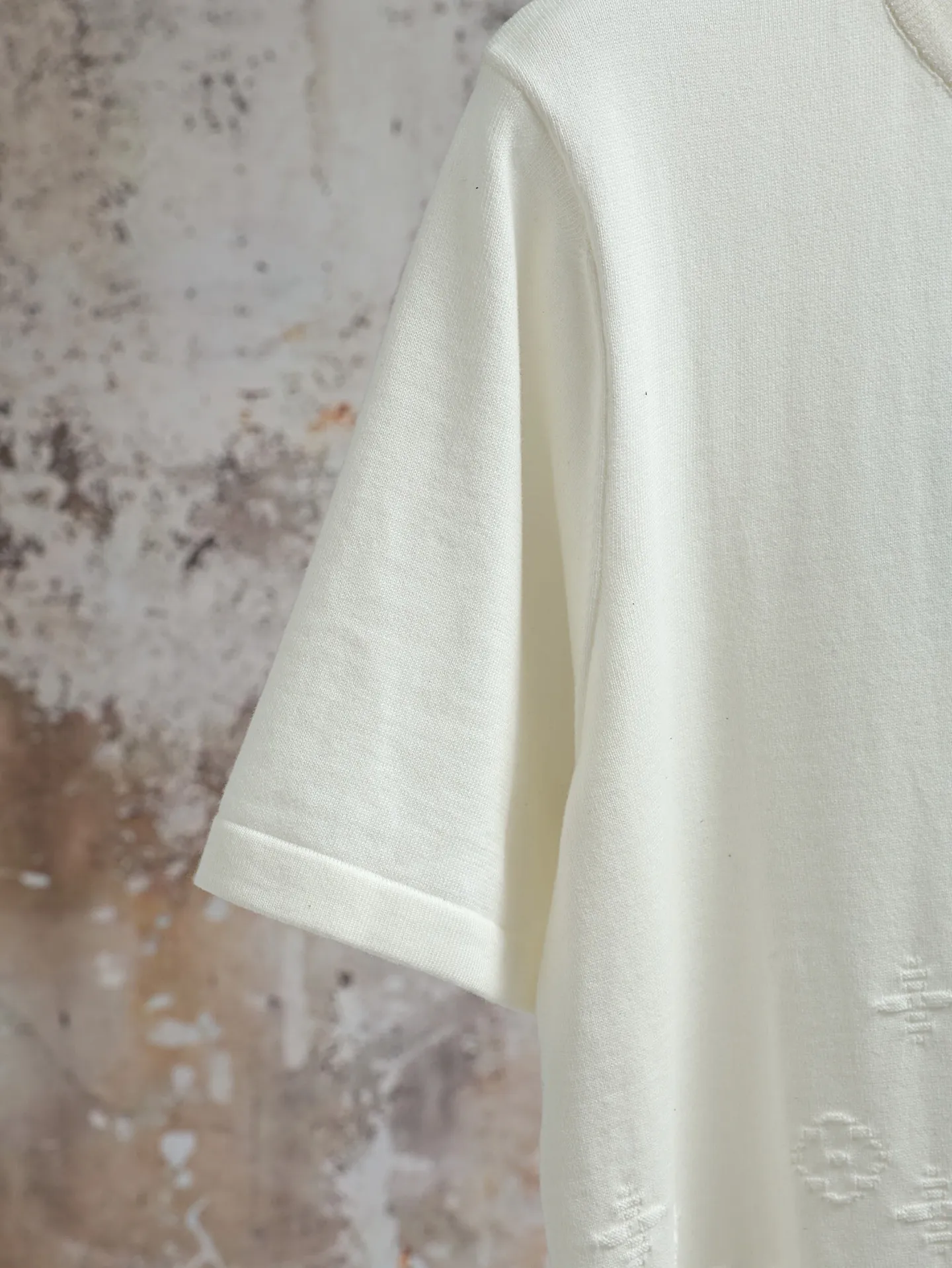Monogram Gradient Jacquard Cotton T-Shirt D20020593 — view 6