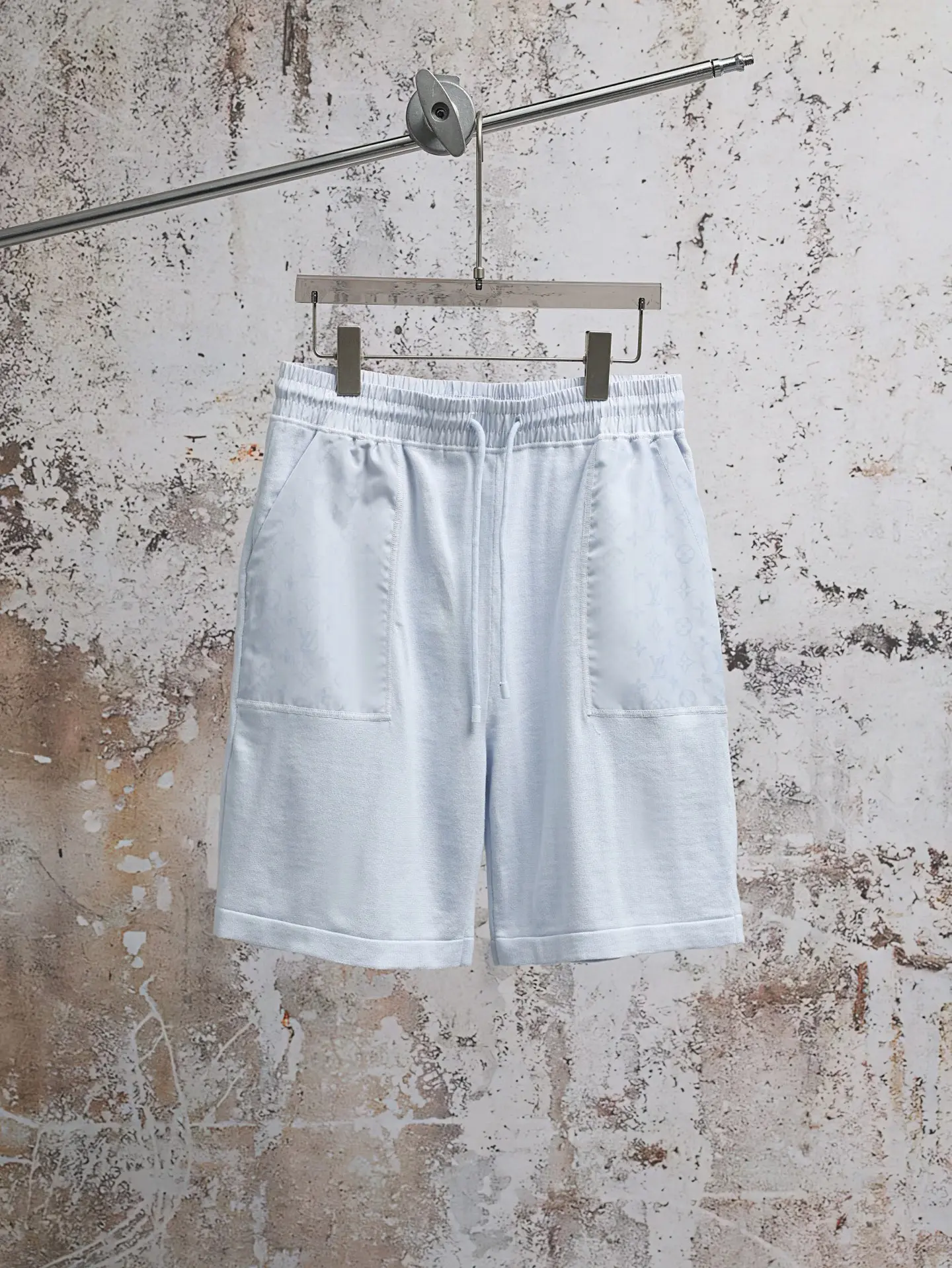 Monogram Patch Cotton Knit Shorts D21520630