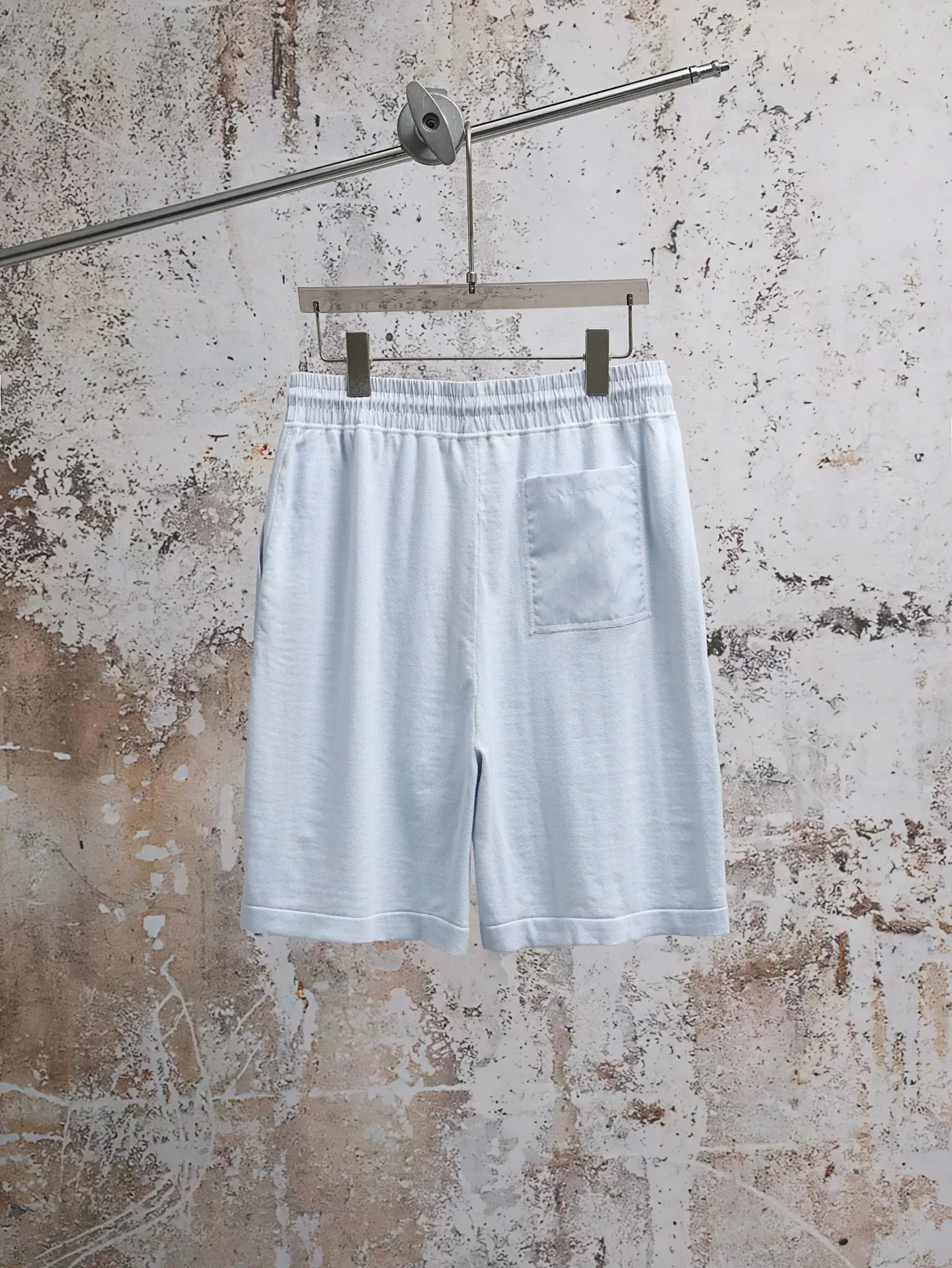 Monogram Patch Cotton Knit Shorts D21520630 — view 2