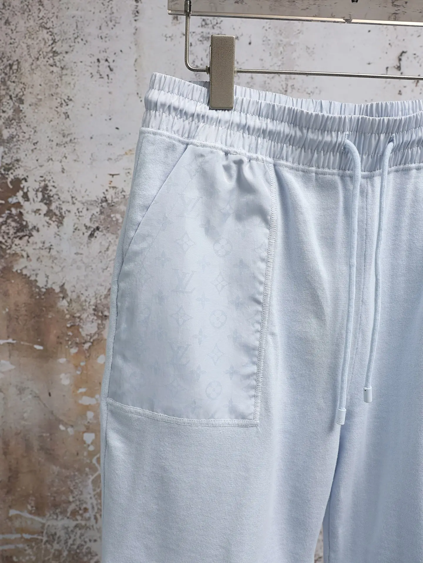 Monogram Patch Cotton Knit Shorts D21520630 — view 3