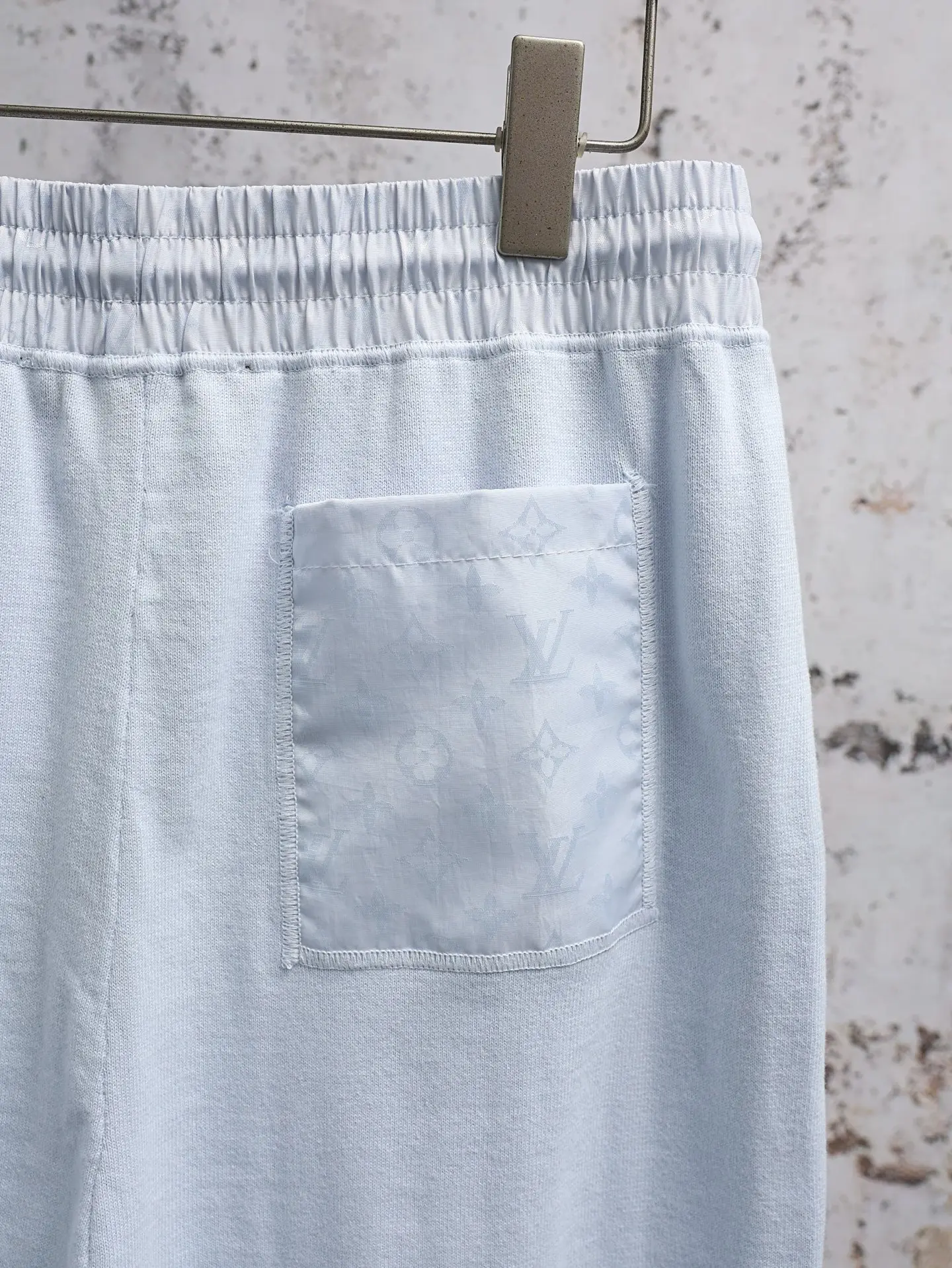 Monogram Patch Cotton Knit Shorts D21520630 — view 5