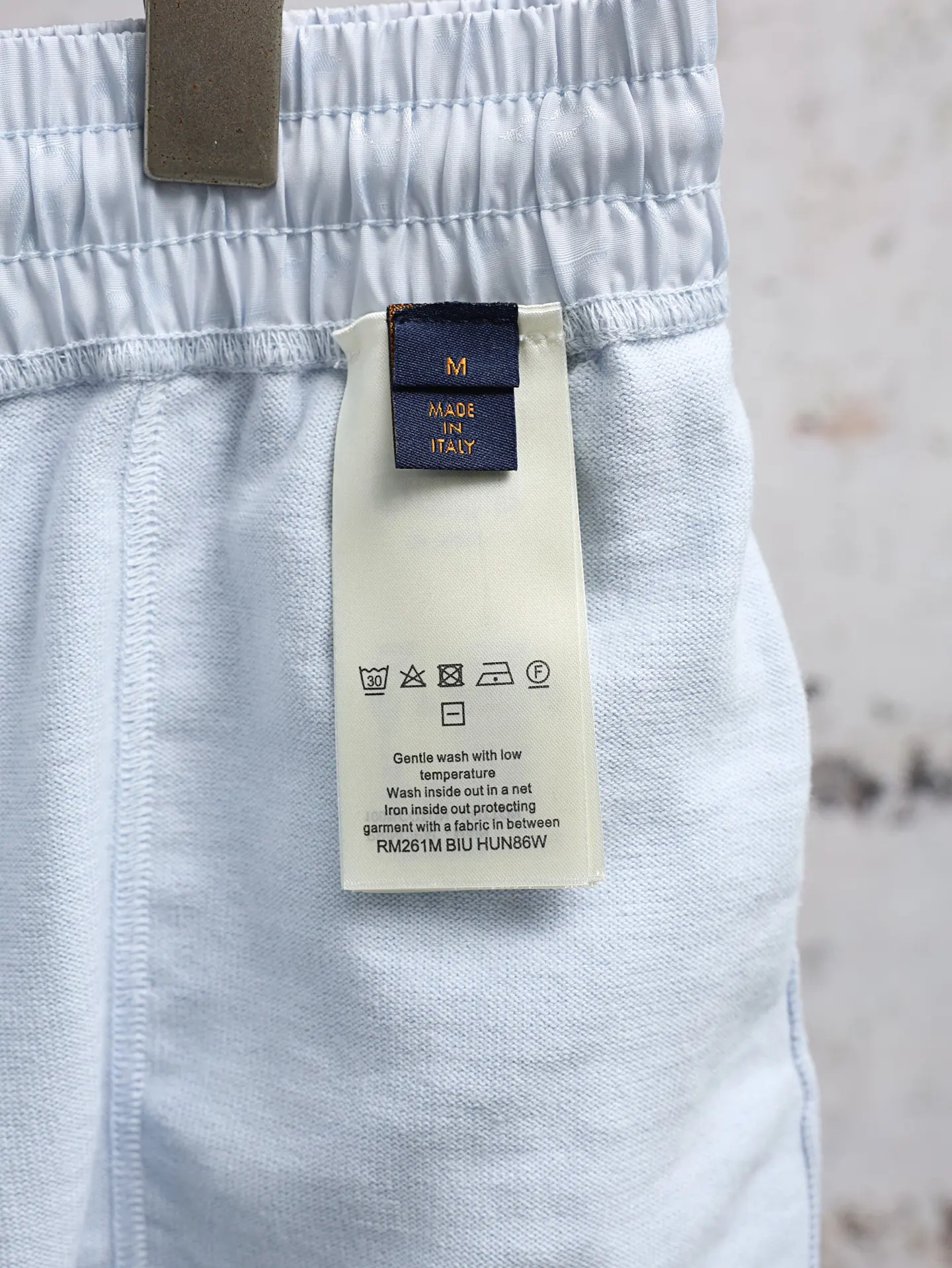 Monogram Patch Cotton Knit Shorts D21520630 — view 10