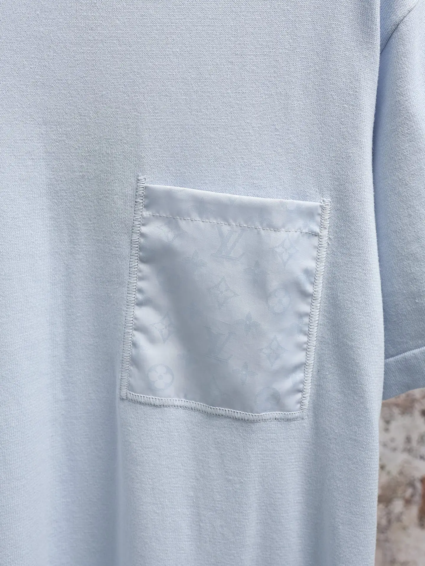 Monogram Pocket Cotton T-Shirt D21520629 — view 3