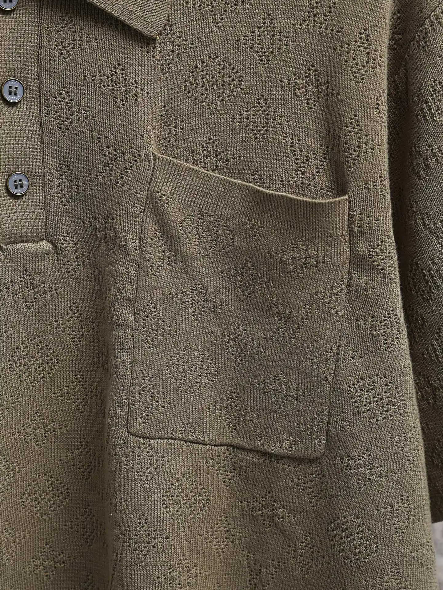 Monogram Mesh Knit Polo Shirt D21520628 — view 4