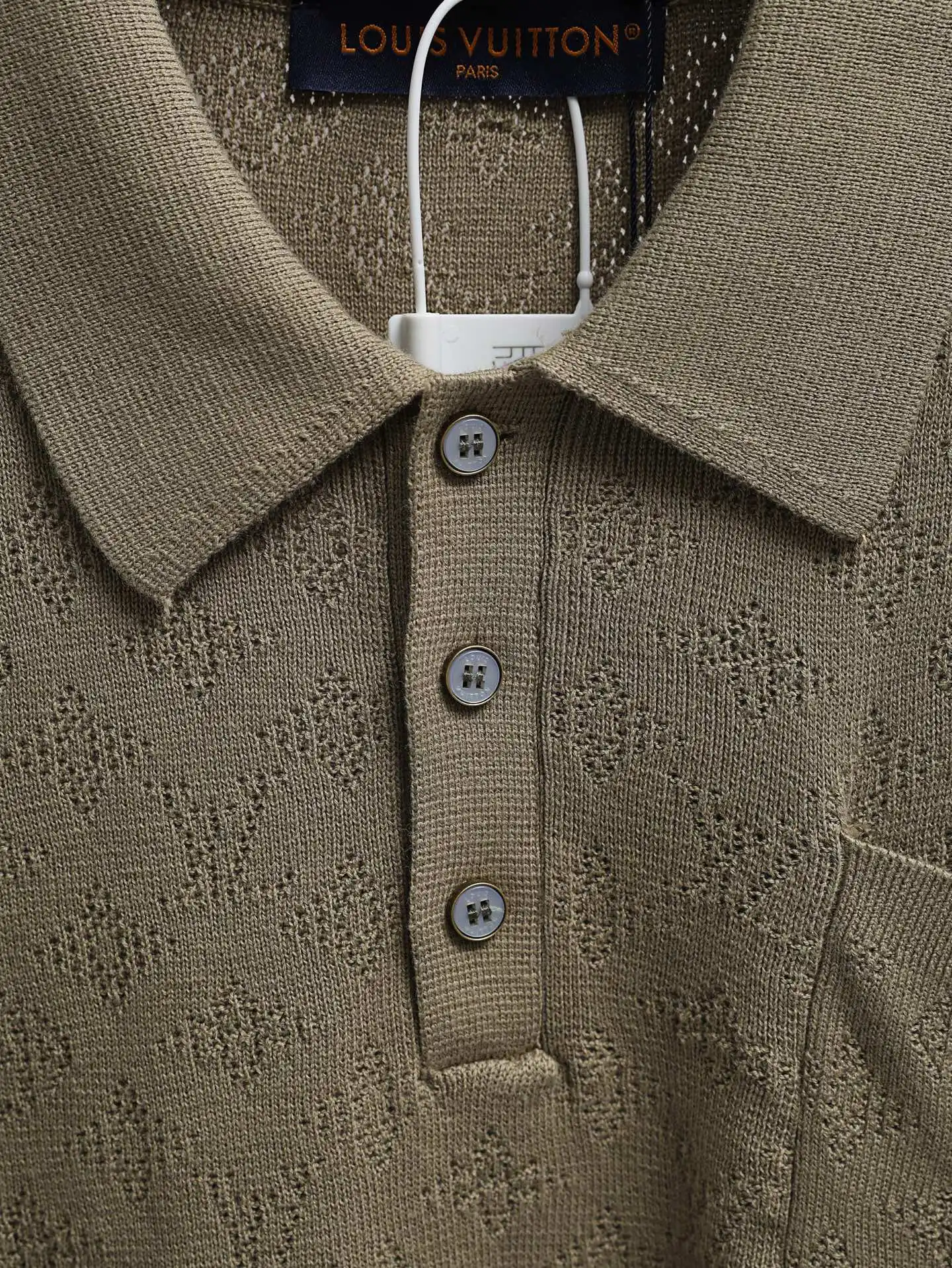 Monogram Mesh Knit Polo Shirt D21520628 — view 5
