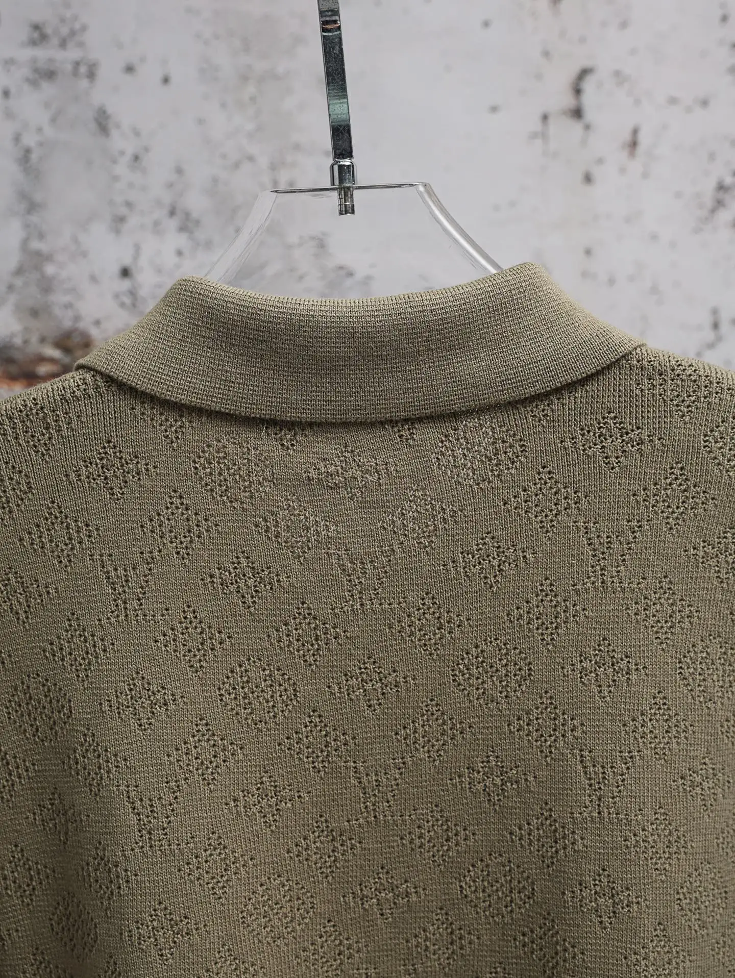 Monogram Mesh Knit Polo Shirt D21520628 — view 7