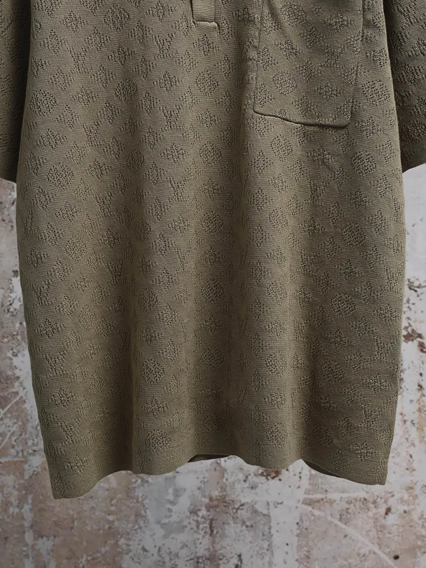 Monogram Mesh Knit Polo Shirt D21520628 — view 8