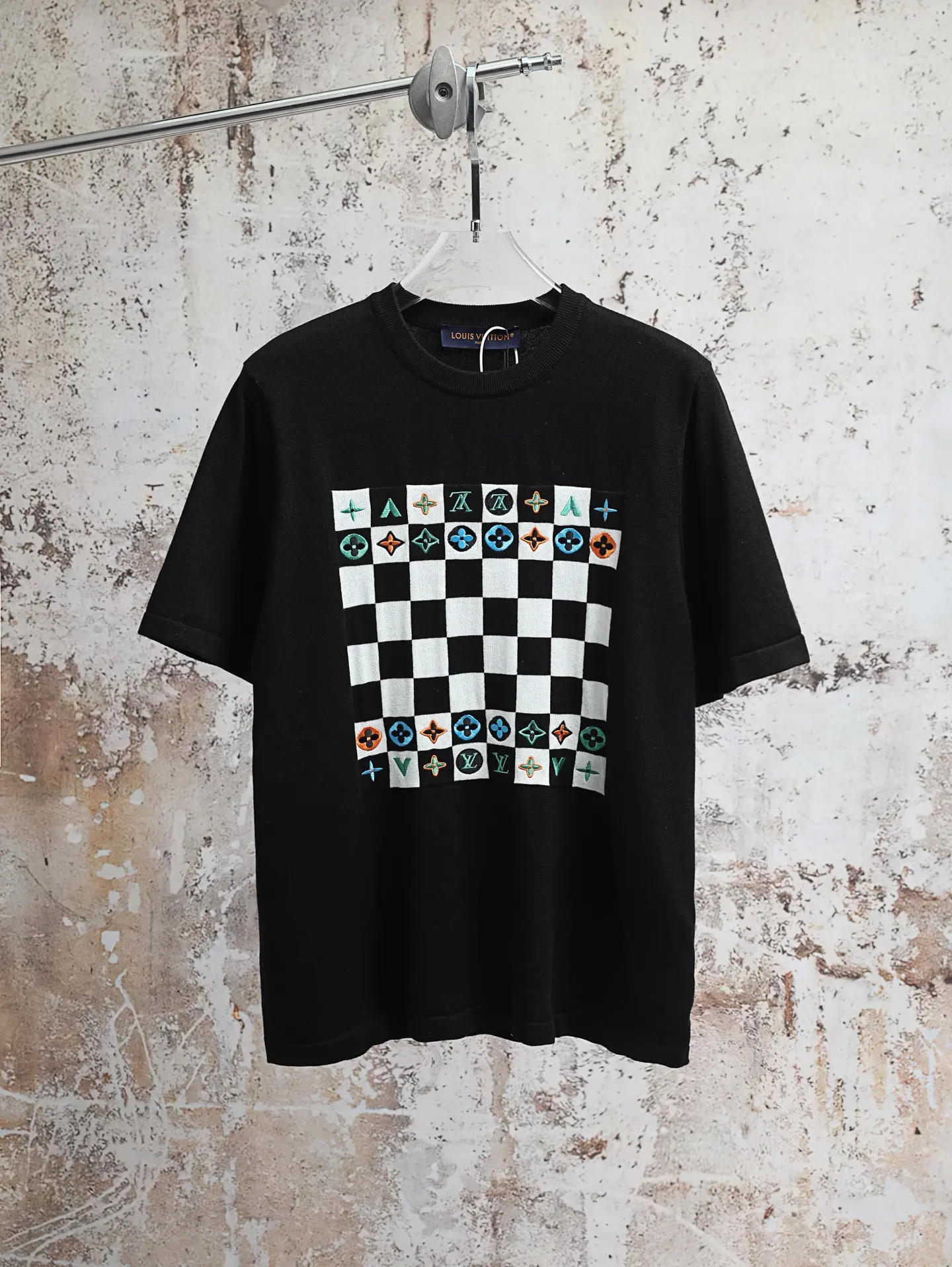 Monogram Ghost Damier Embroidered T-Shirt D22020584