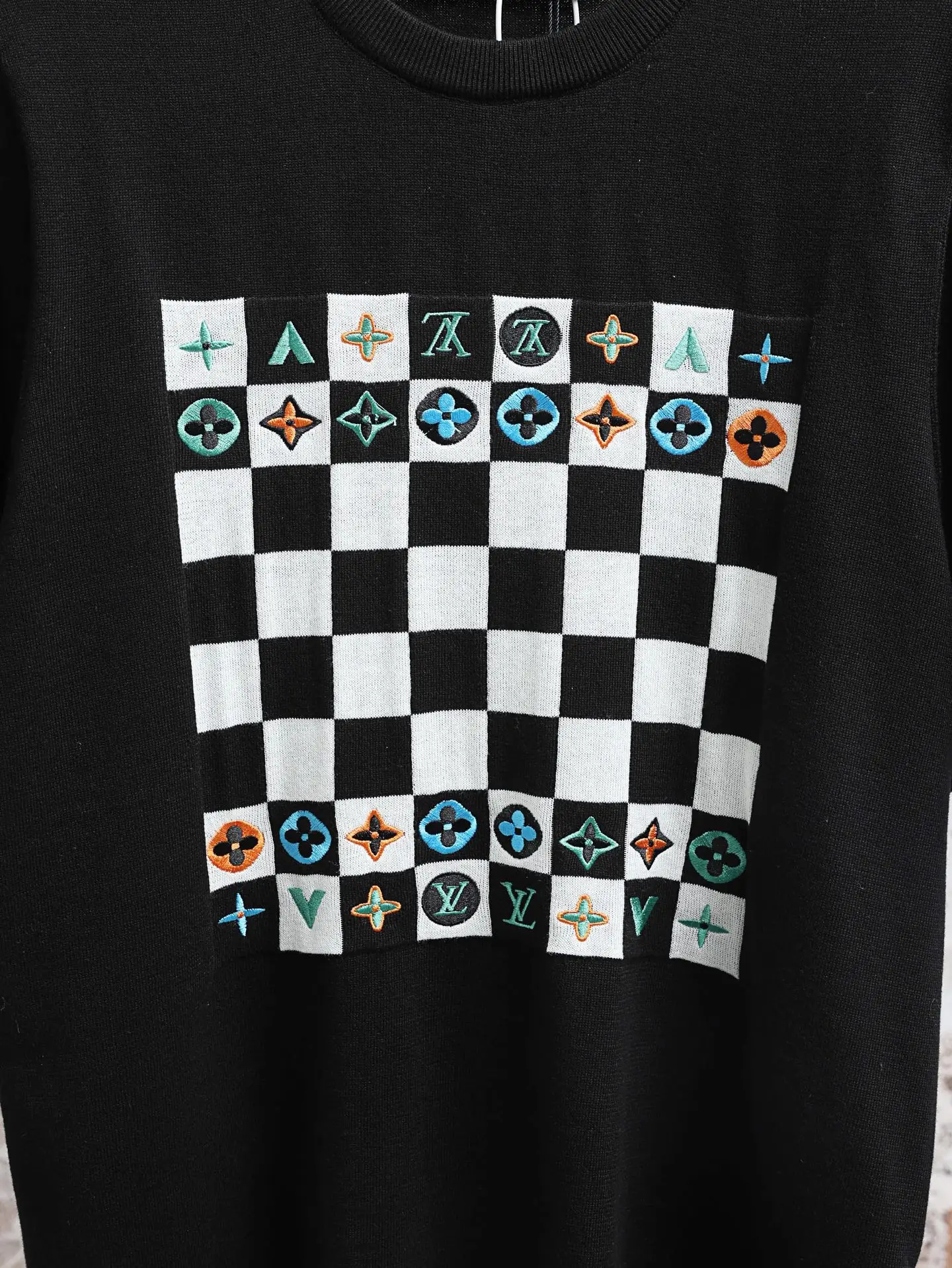 Monogram Ghost Damier Embroidered T-Shirt D22020584 — view 3