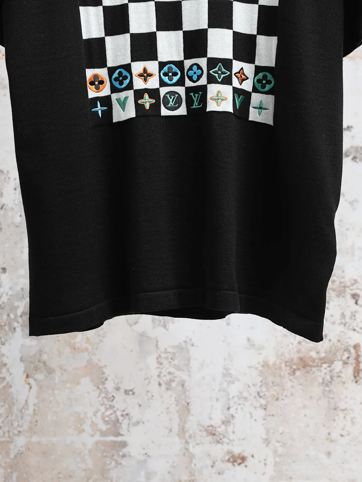 Monogram Ghost Damier Embroidered T-Shirt D22020584 — view 4