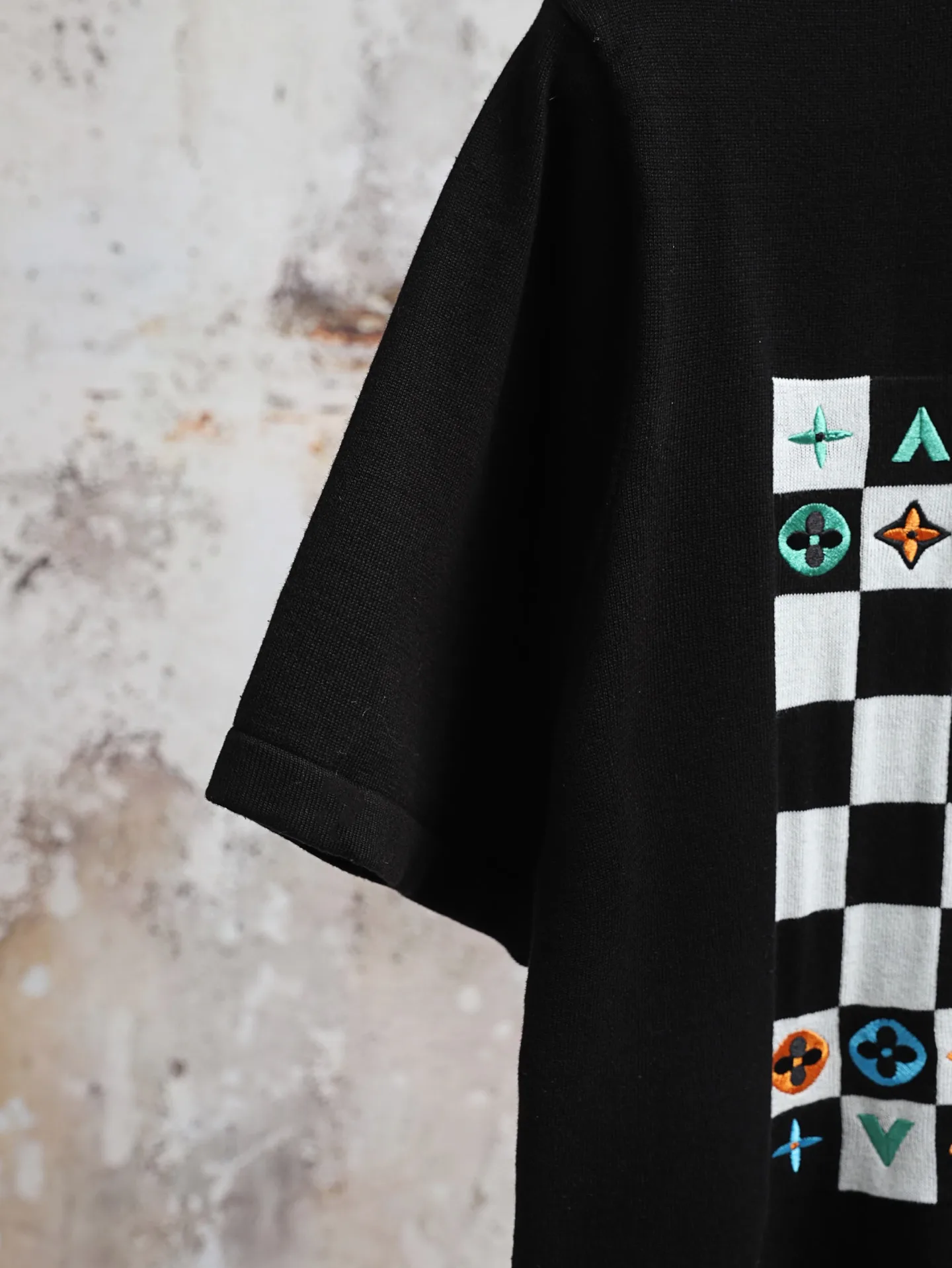 Monogram Ghost Damier Embroidered T-Shirt D22020584 — view 6