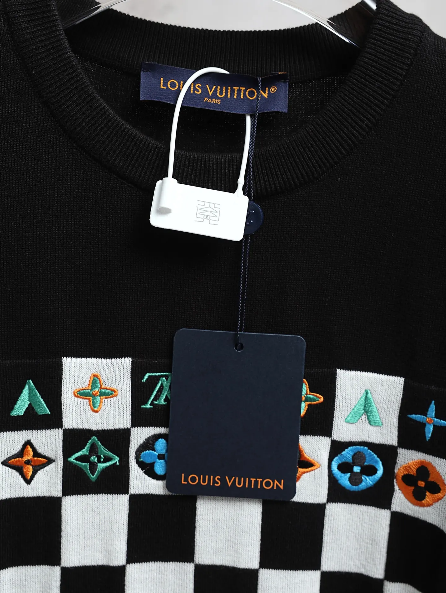 Monogram Ghost Damier Embroidered T-Shirt D22020584 — view 7