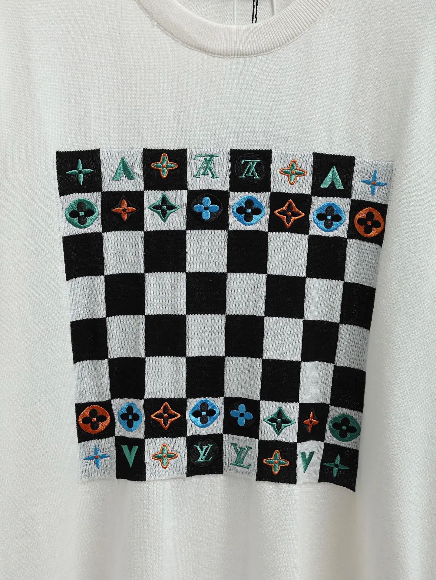 Monogram Ghost Damier Embroidered T-Shirt D22020585 — view 3