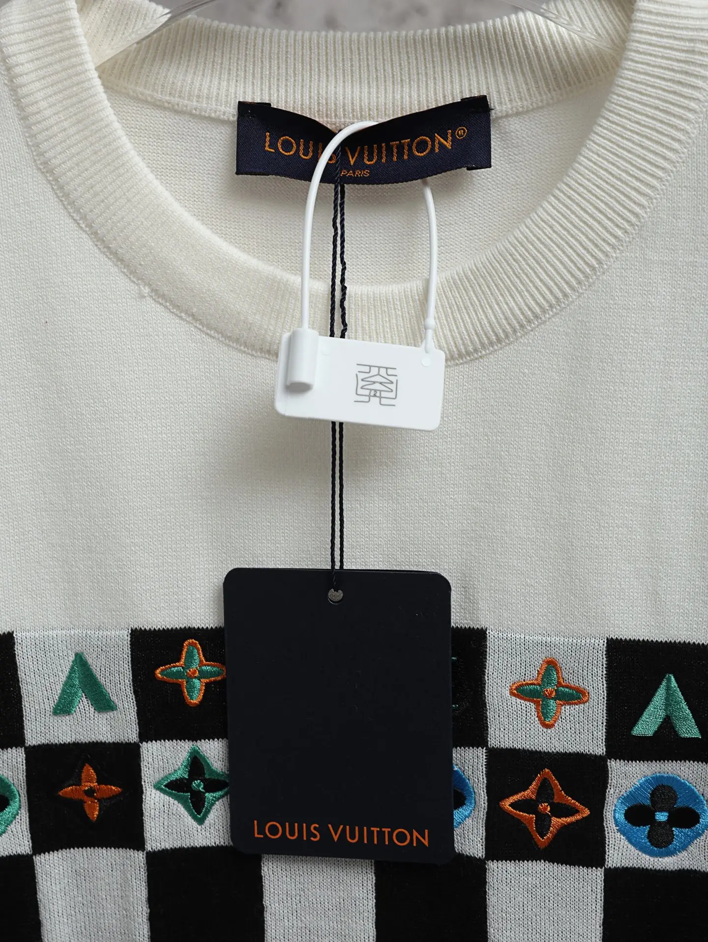 Monogram Ghost Damier Embroidered T-Shirt D22020585 — view 5