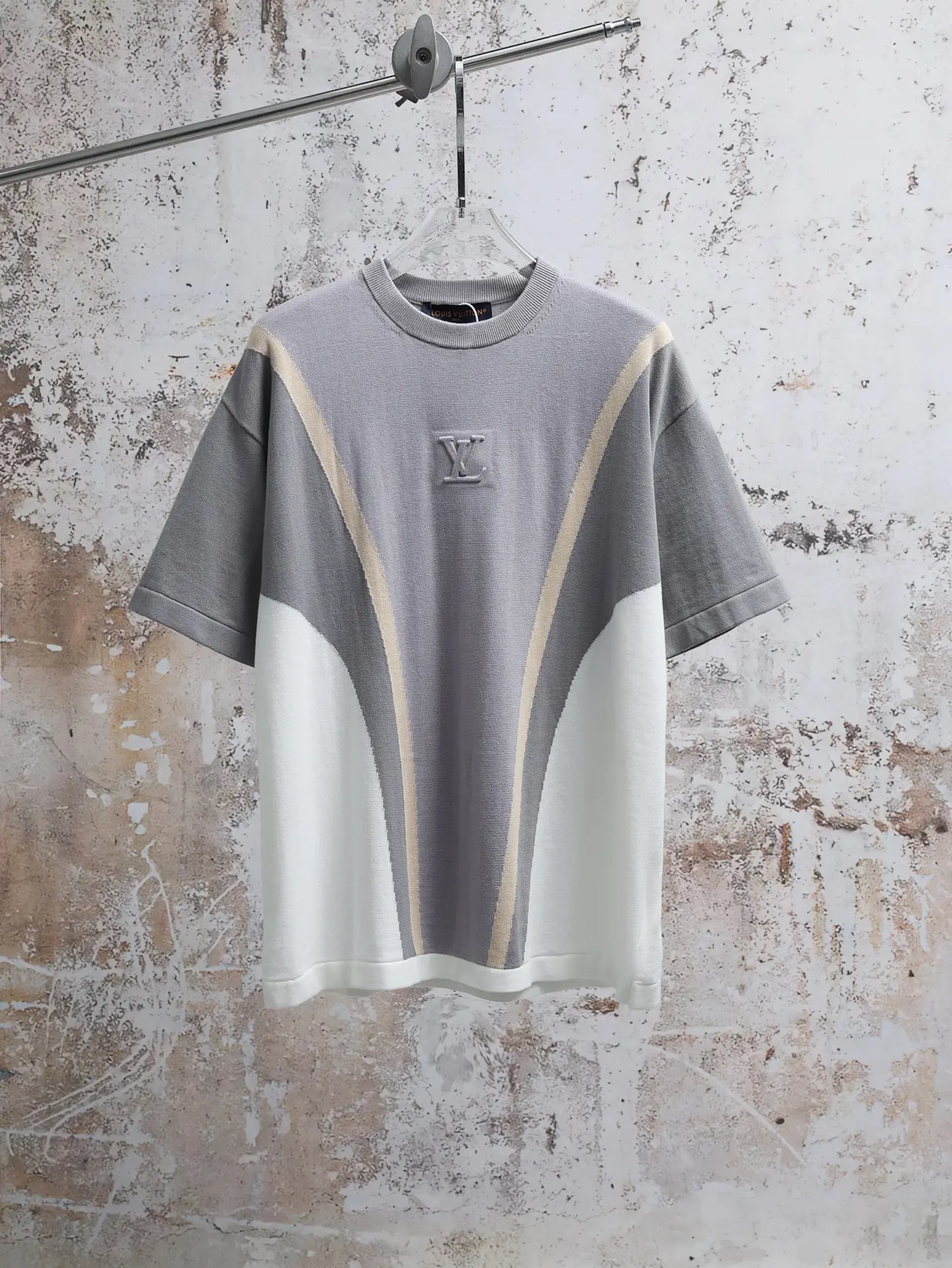 Logo Jacquard Cotton T-Shirt D22020641