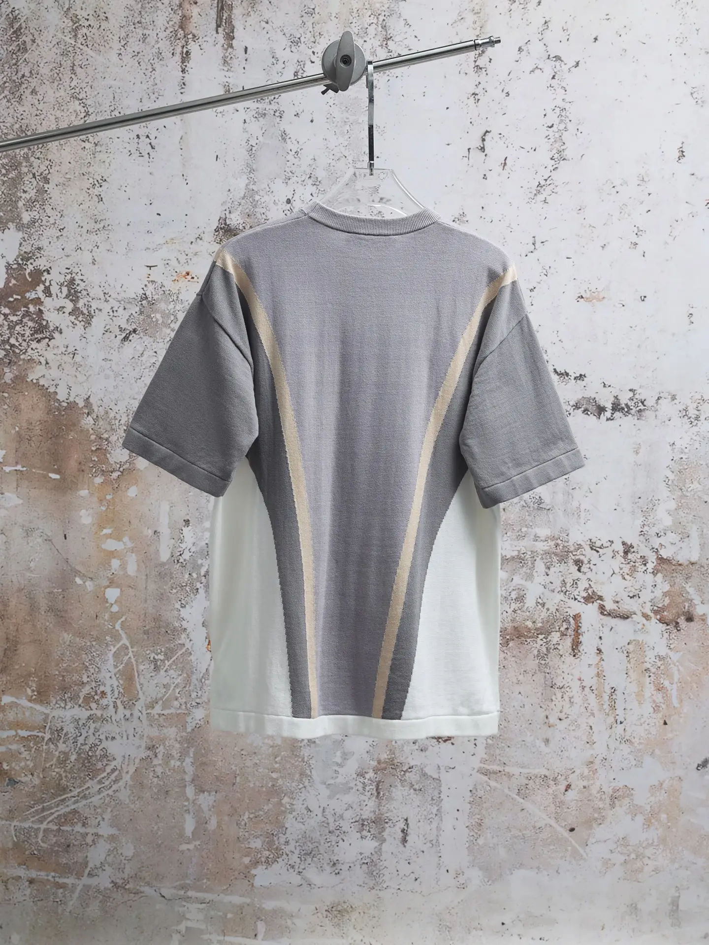 Logo Jacquard Cotton T-Shirt D22020641 — view 2
