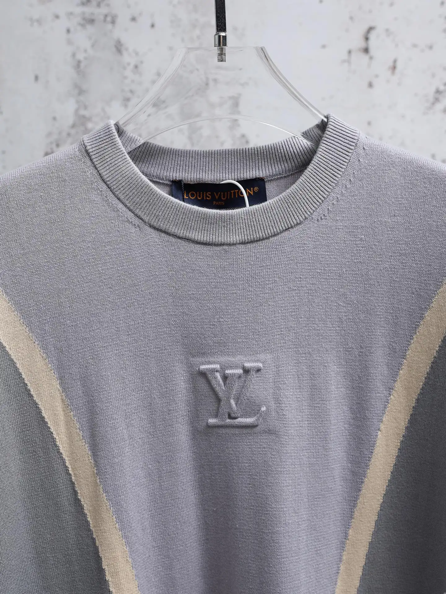 Logo Jacquard Cotton T-Shirt D22020641 — view 3