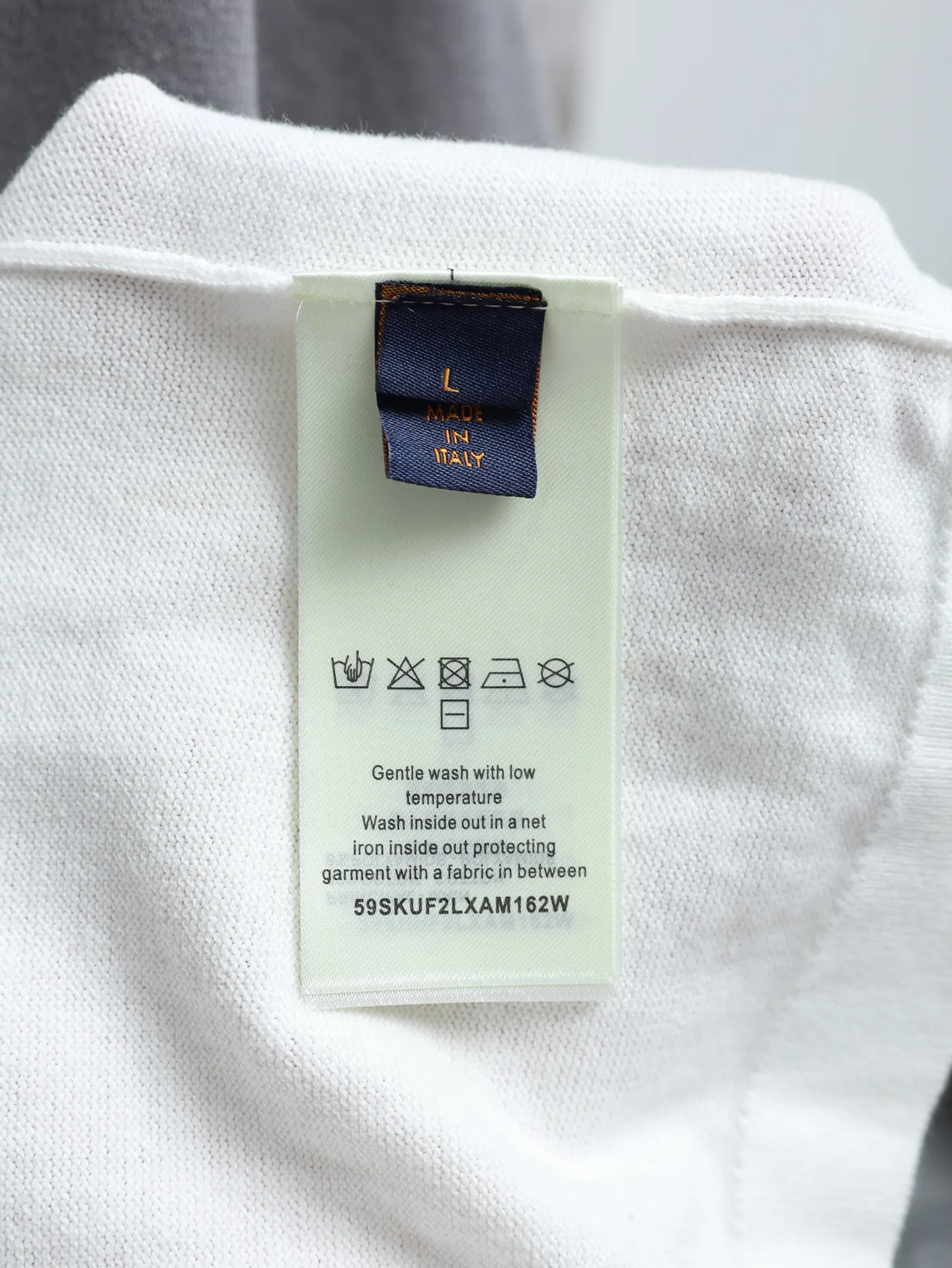 Logo Jacquard Cotton T-Shirt D22020641 — view 9