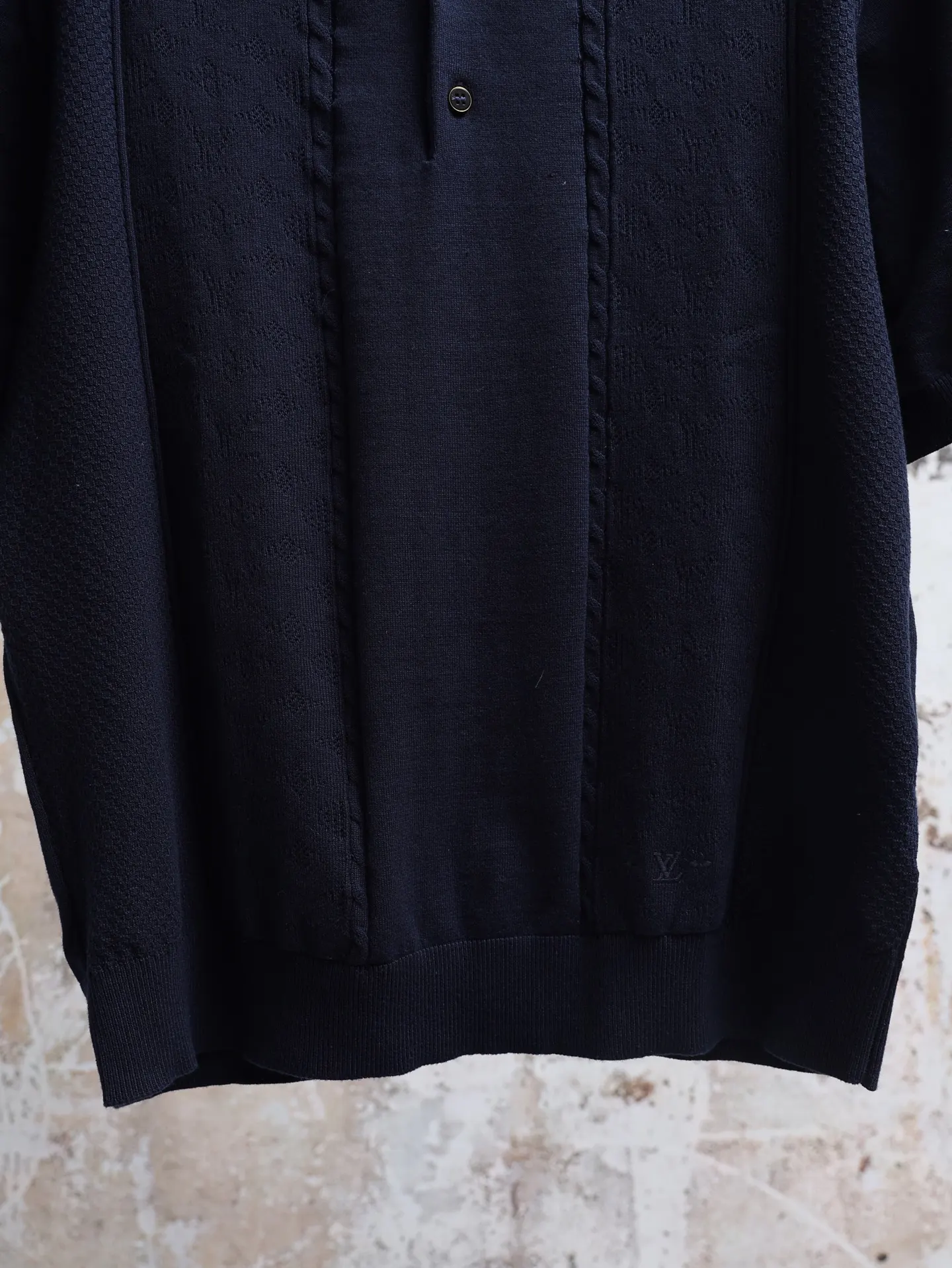 Monogram Mesh Knit Polo Shirt D22520642 — view 7