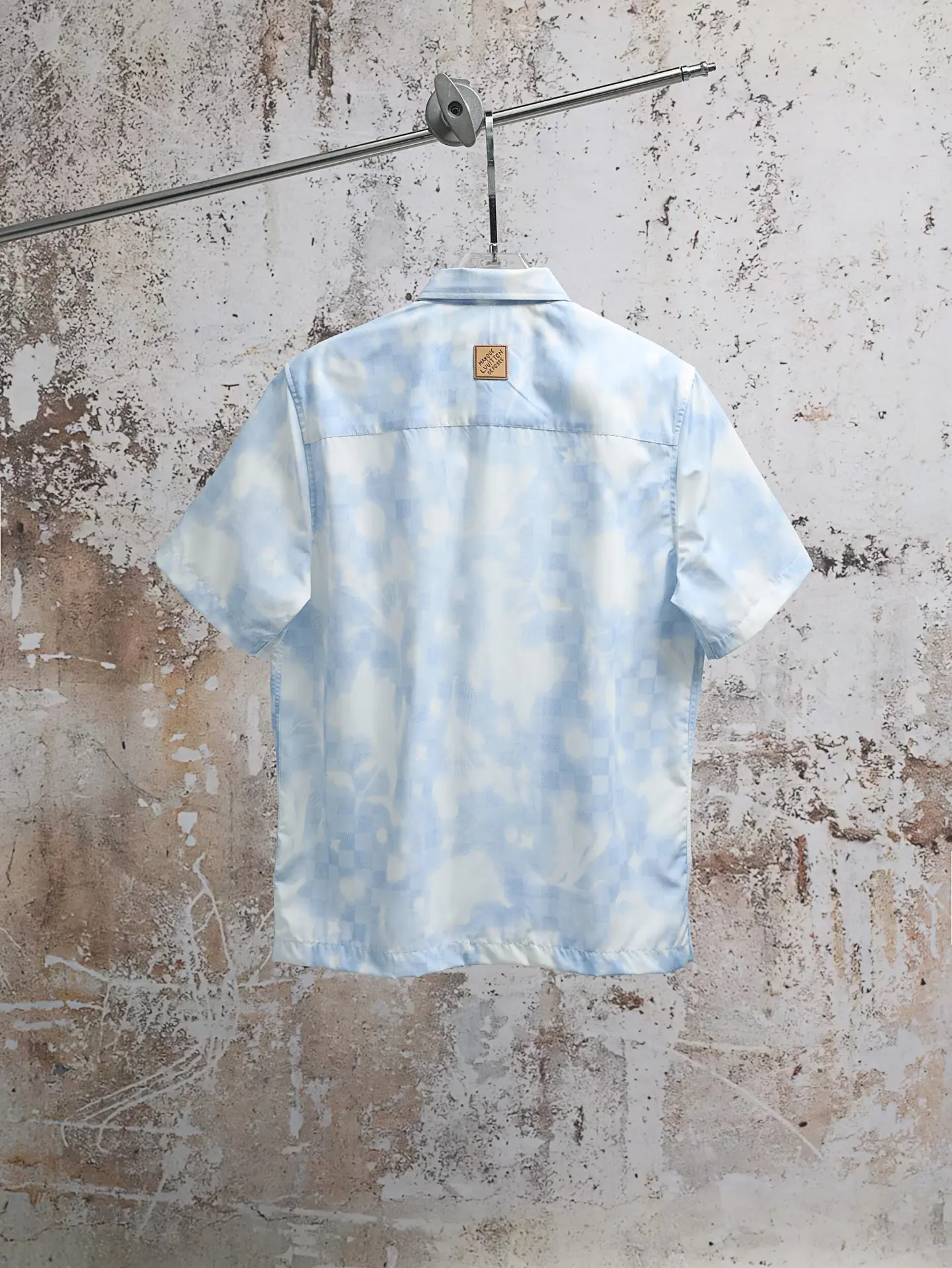 Monogram Cloud Print Short-Sleeve Shirt D23020631 — view 2
