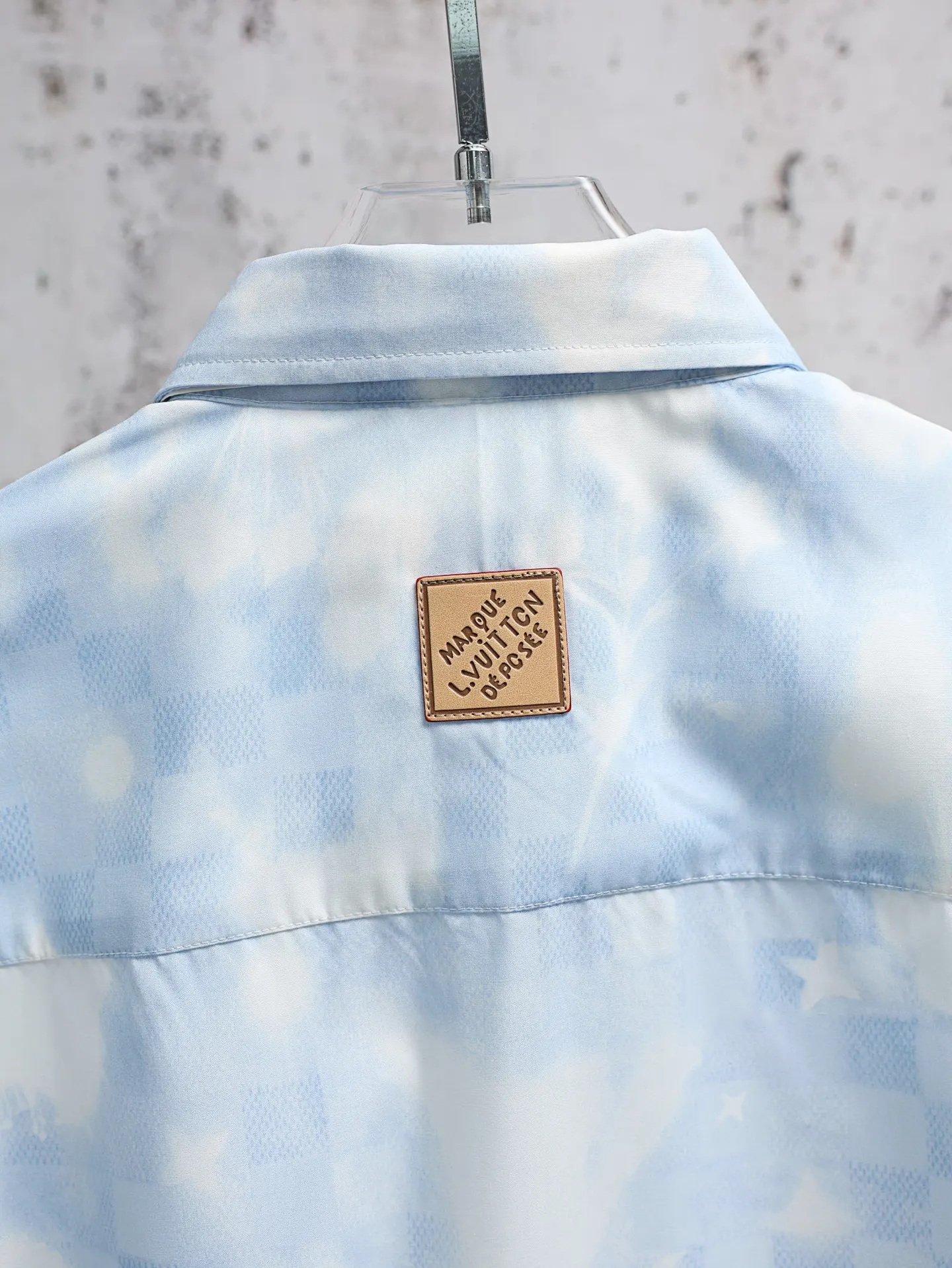 Monogram Cloud Print Short-Sleeve Shirt D23020631 — view 5