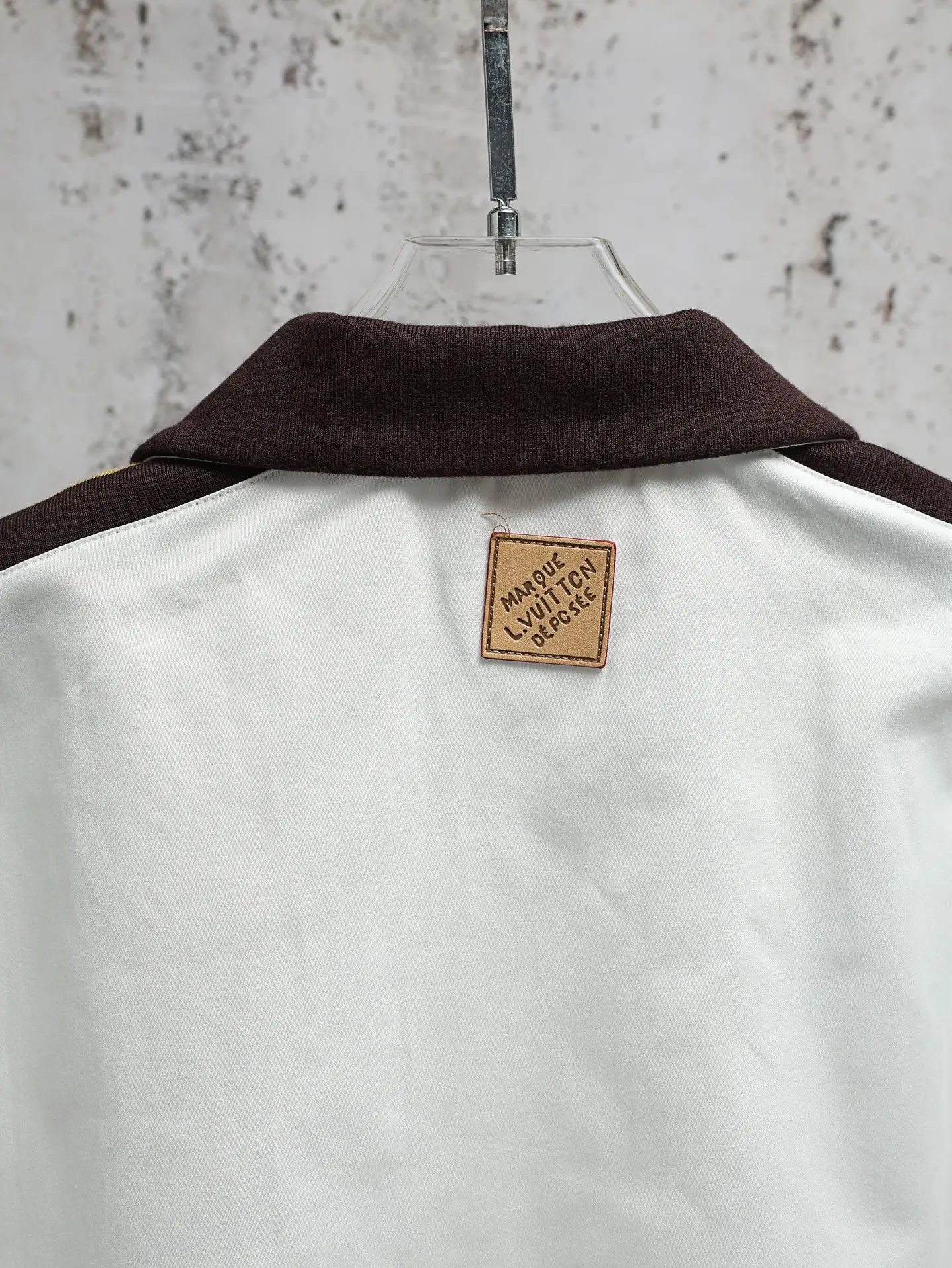 Embroidered Piqué Cotton Short-Sleeve Shirt D23020624 — view 5