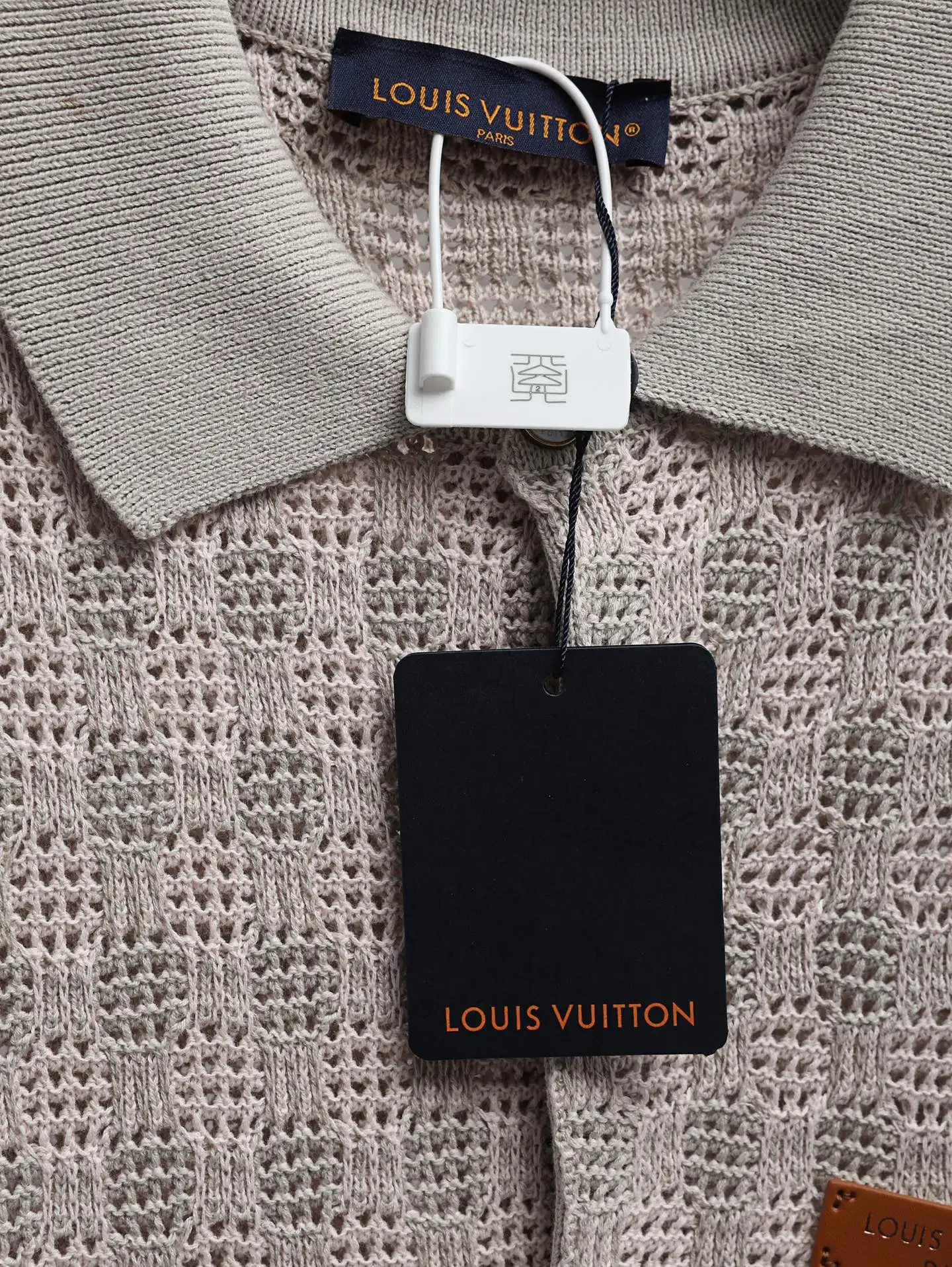 Monogram Open-Knit Cotton Polo Shirt D25020597 — view 5