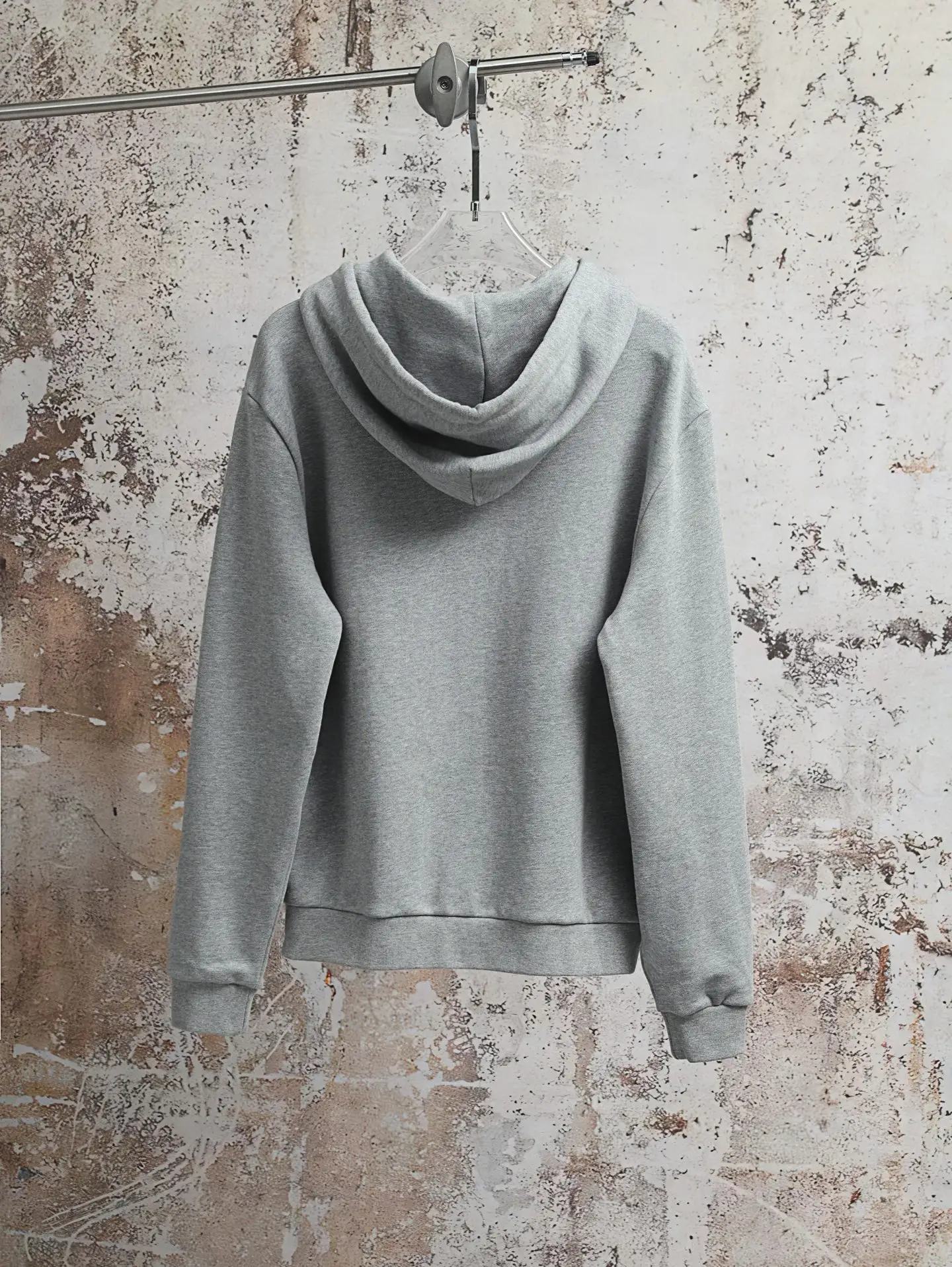 Embroidered Monogram Zip-Up Hoodie D27020621 — view 2