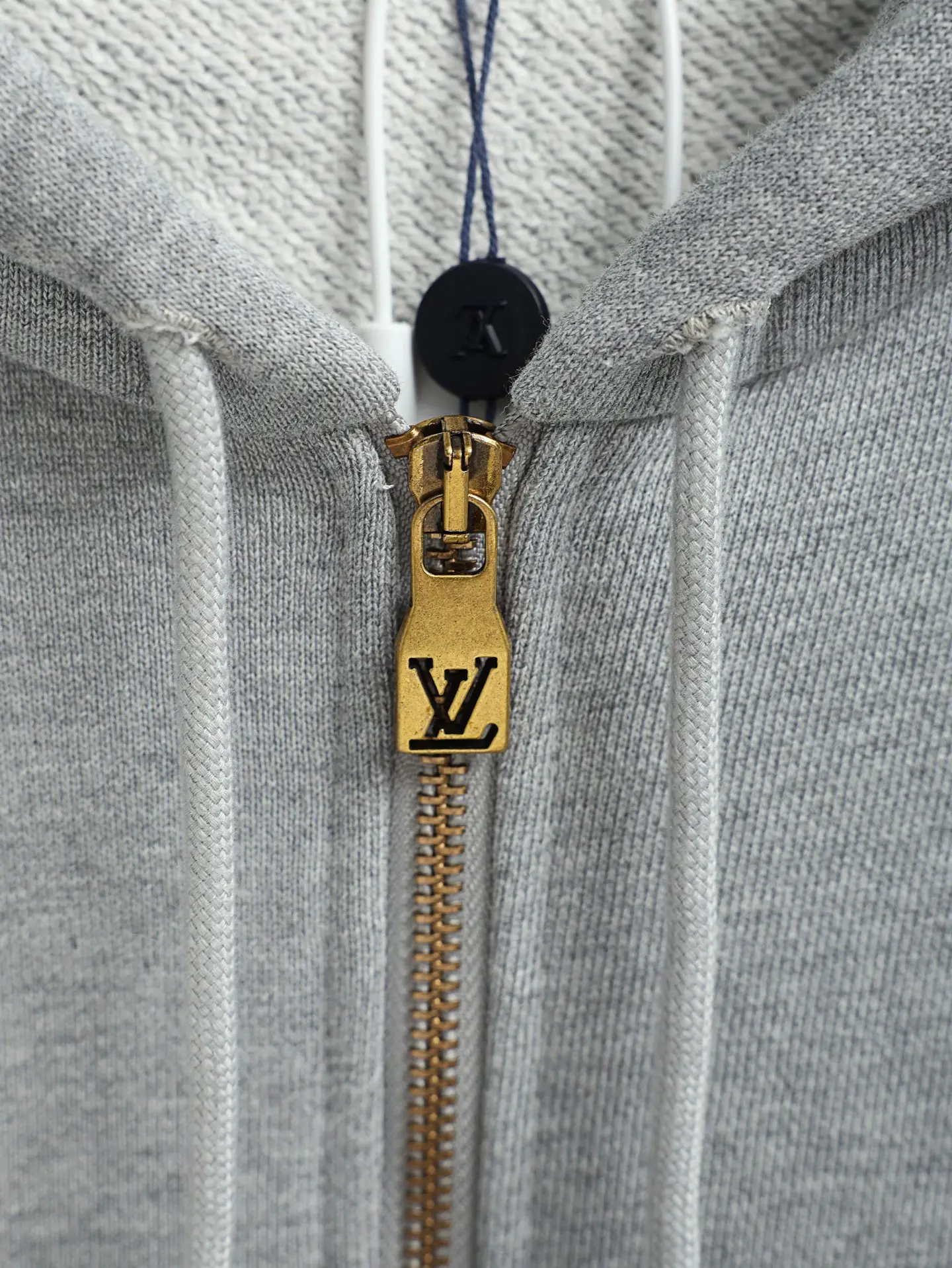 Embroidered Monogram Zip-Up Hoodie D27020621 — view 4