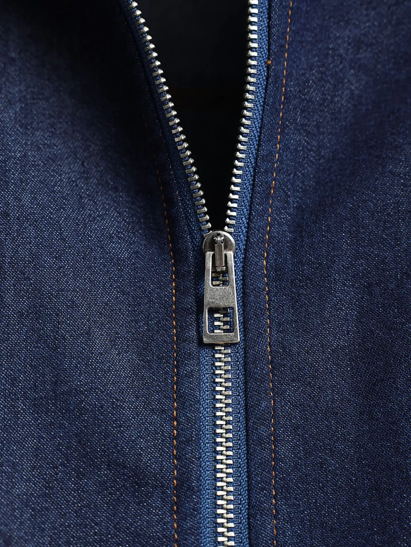 Anagram Embroidered Denim Zip-Up Jacket D28020592 — view 7