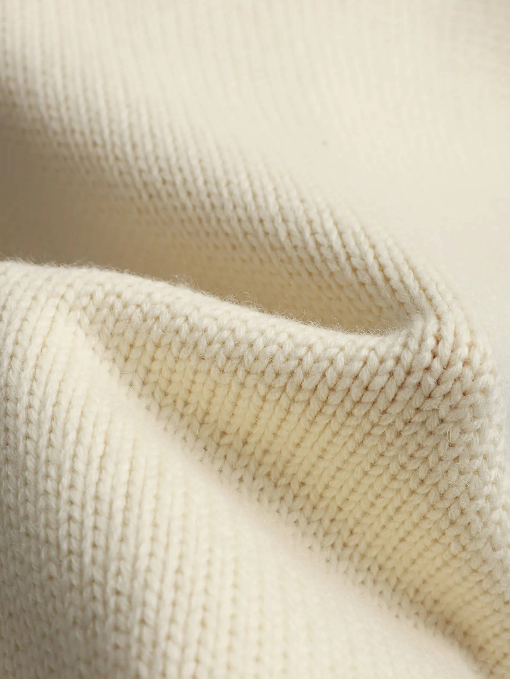 Damier Collar Zip-Up Wool Cardigan D34020588 — view 8