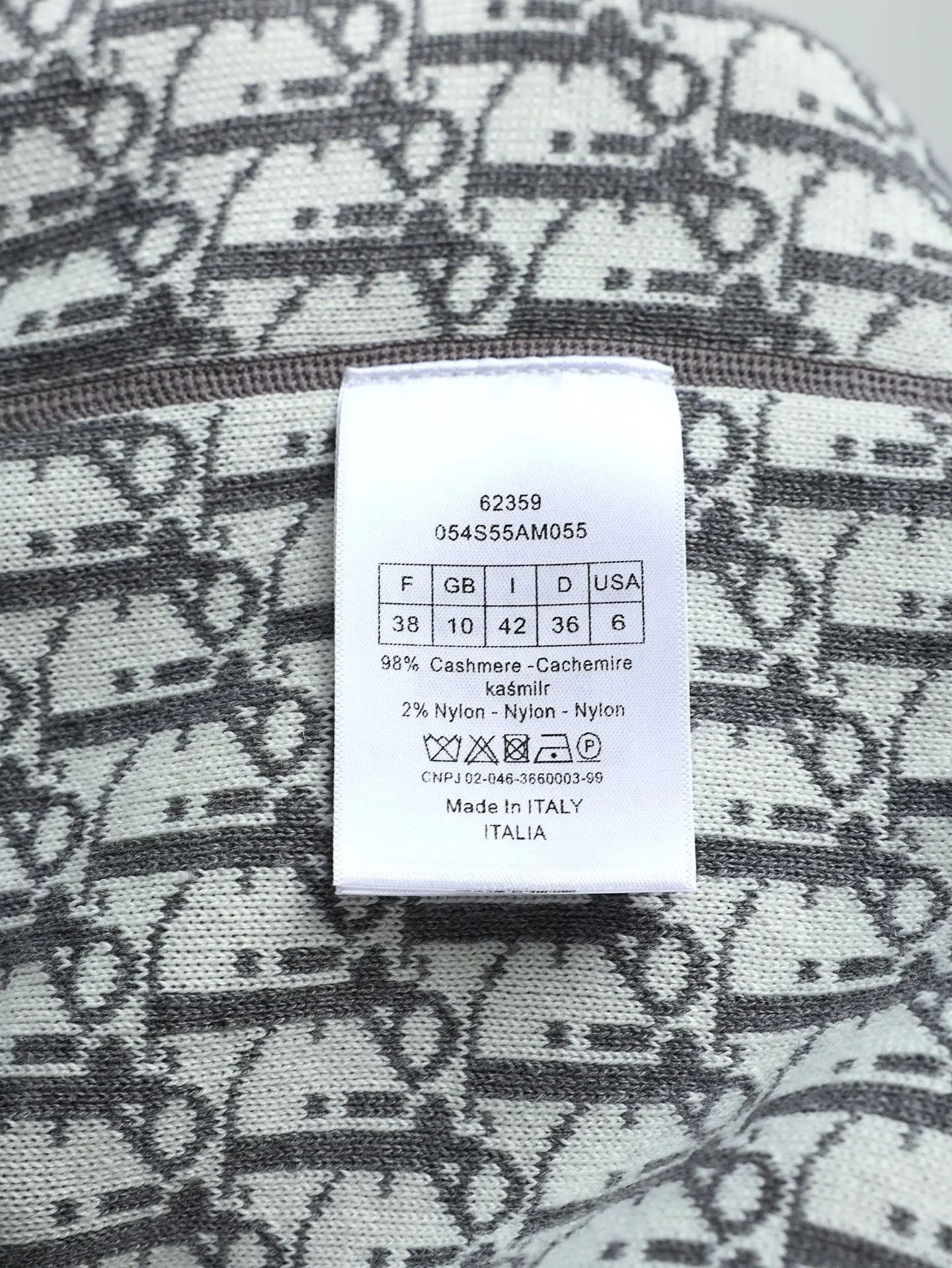 Oblique Lining Zip-Up Hoodie D34520601 — view 10