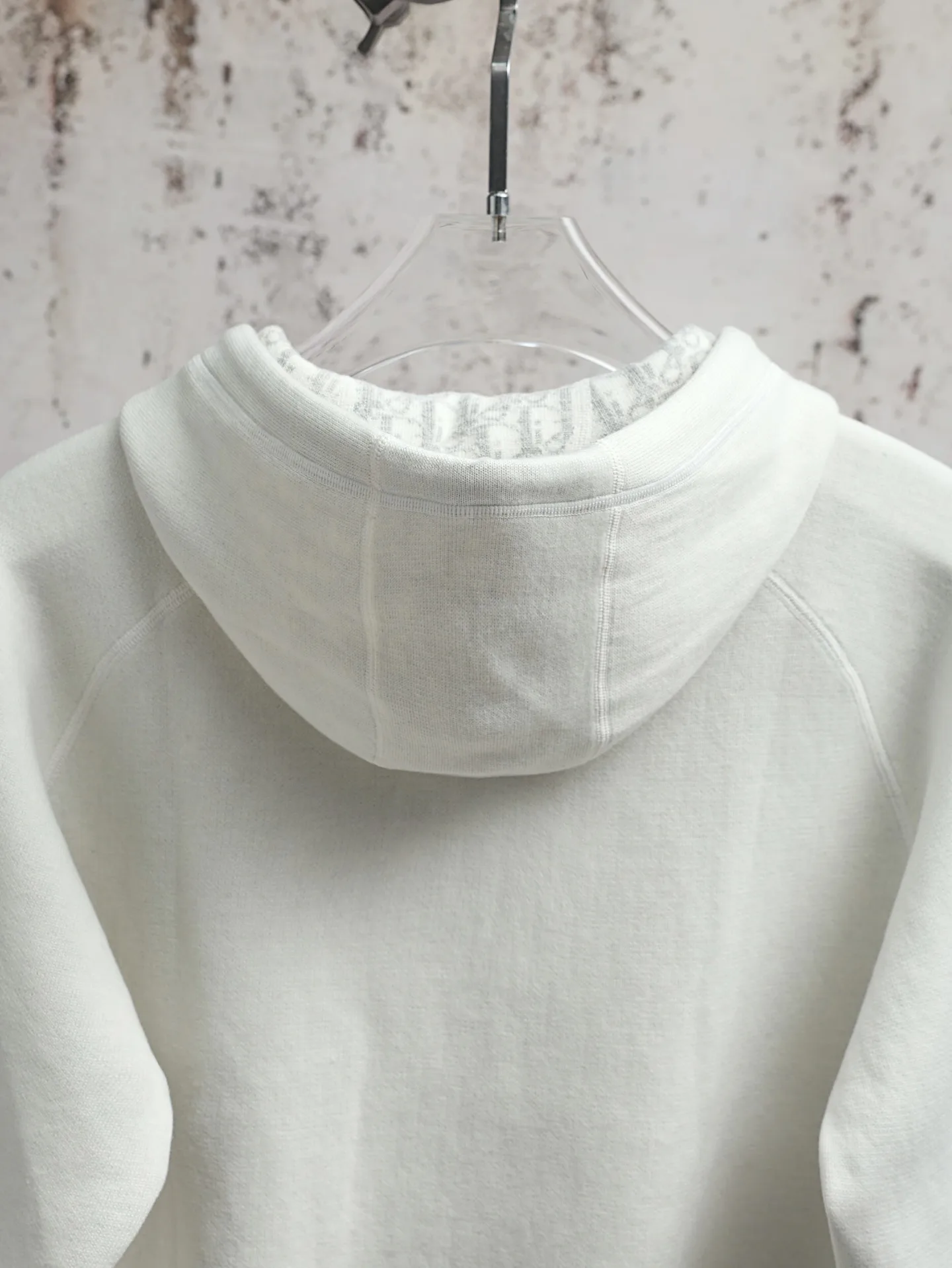 Oblique Lining Zip-Up Hooded Sweatshirt D34520600 — view 9